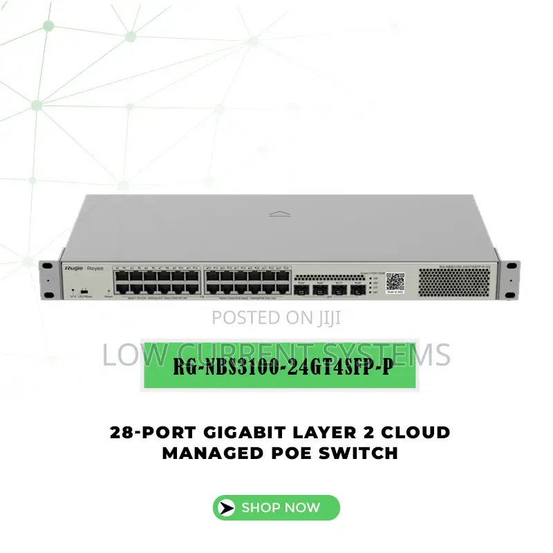 Ruijie 24 Port Gigabit Non Poe Smart Cloud Managed Switch