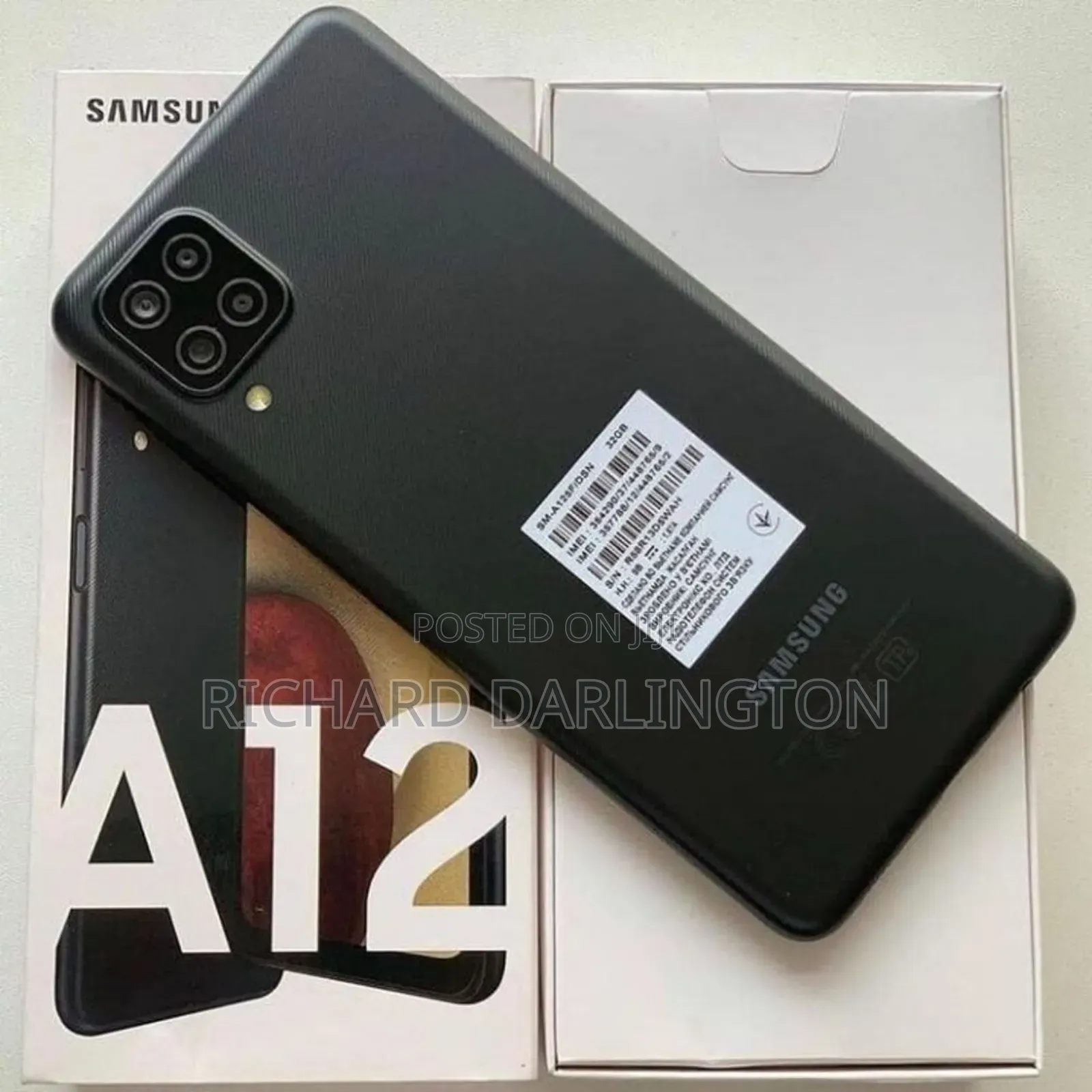 New Samsung Galaxy A12 64 GB Black