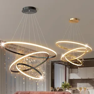 Home Decorative Living Room / Dinning 3 Ring Acrylic Light