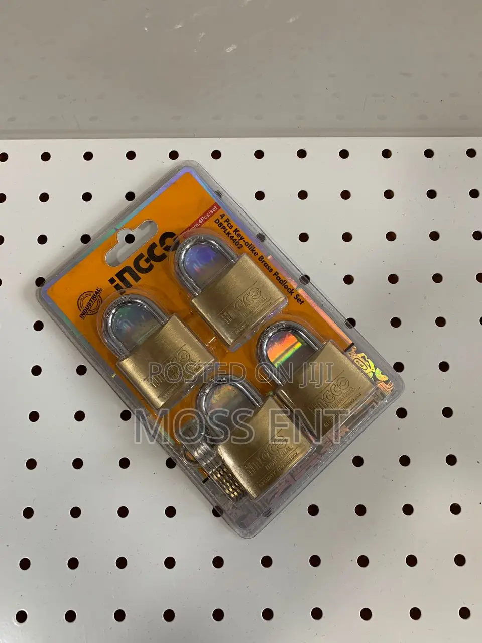 4pcs Key-Alike Brass Padlock Set 40mm - Dbplk4402