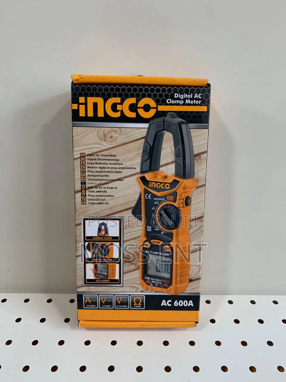 Digital Ac Clamp Meter 6000 Counts - Dcm6003