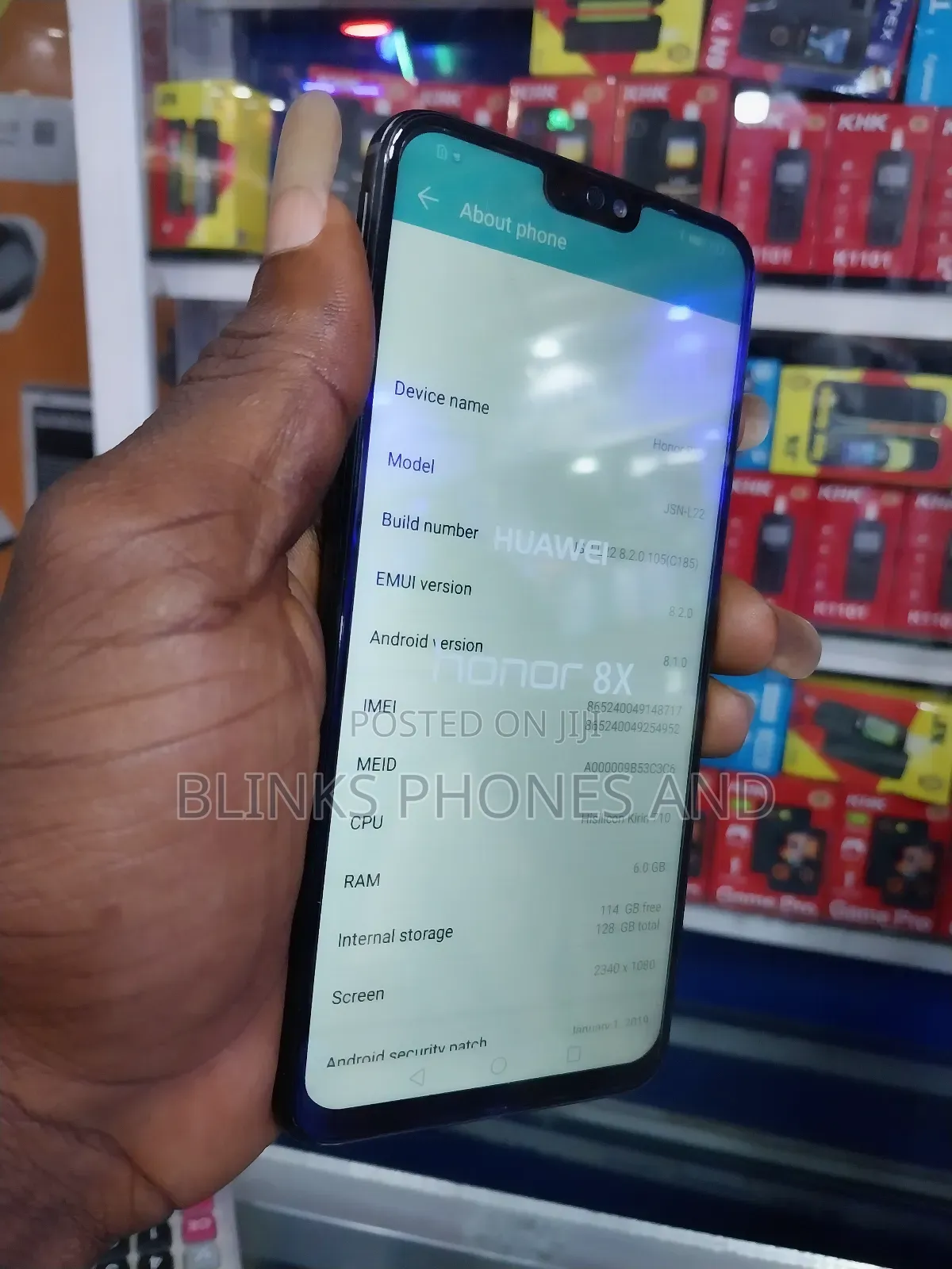 Huawei Honor 8x 128 GB Black
