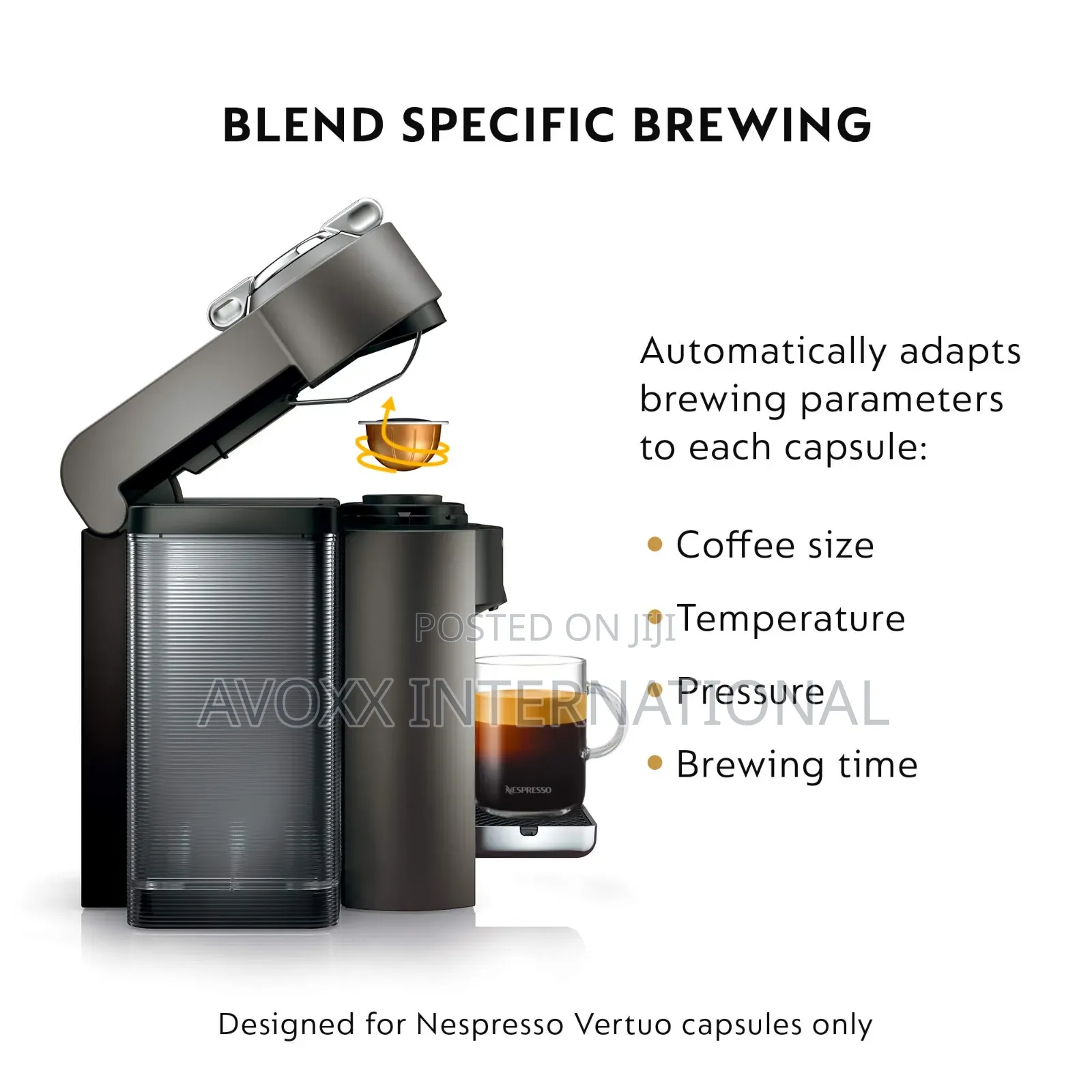 De'longhi Nespresso Vertuo Coffee N Espresso Machine/Env135t