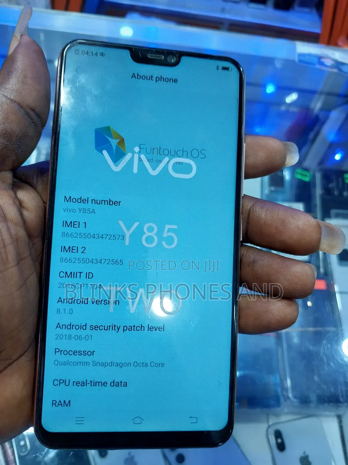 Vivo Y85 64 GB Gold