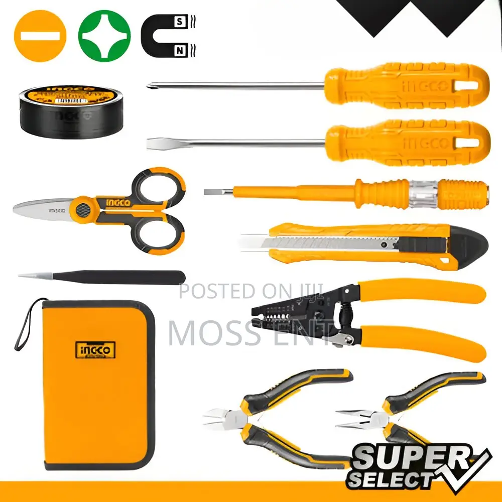 11pcs Electricians Tools Set - Hkets0111
