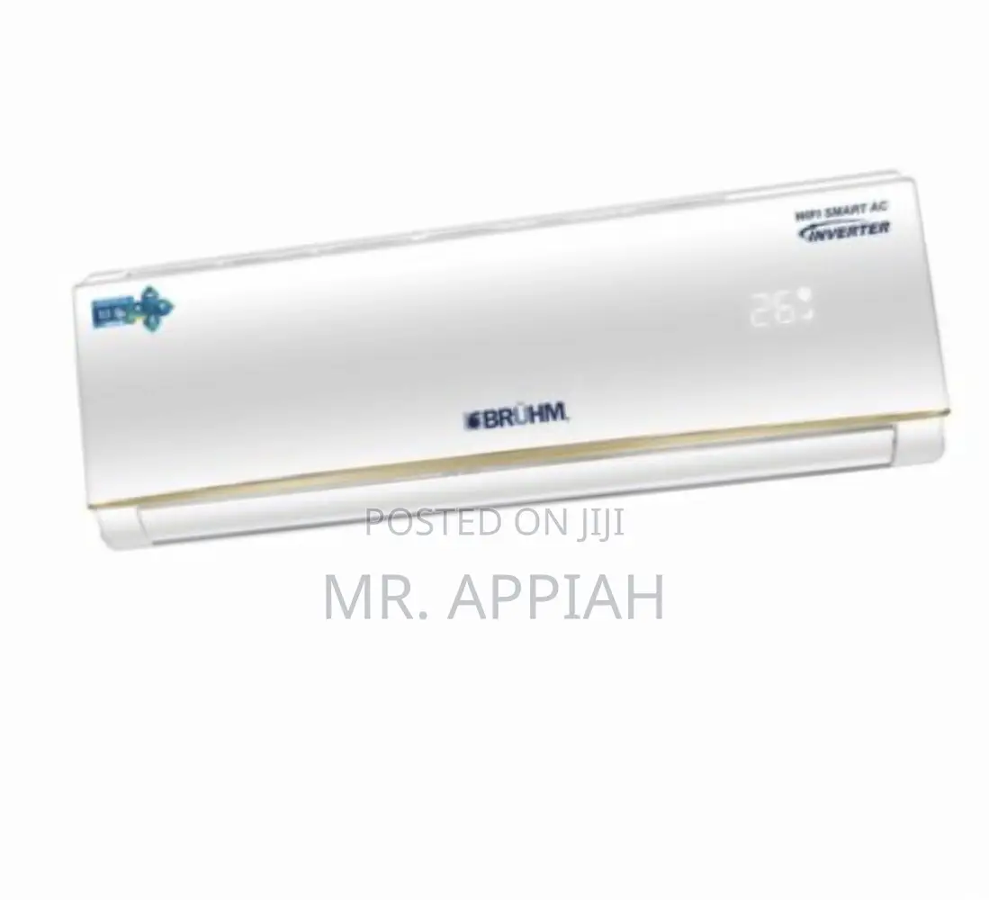 Sleek Designed Bruhm 2.5hp Inverter Ac(White).