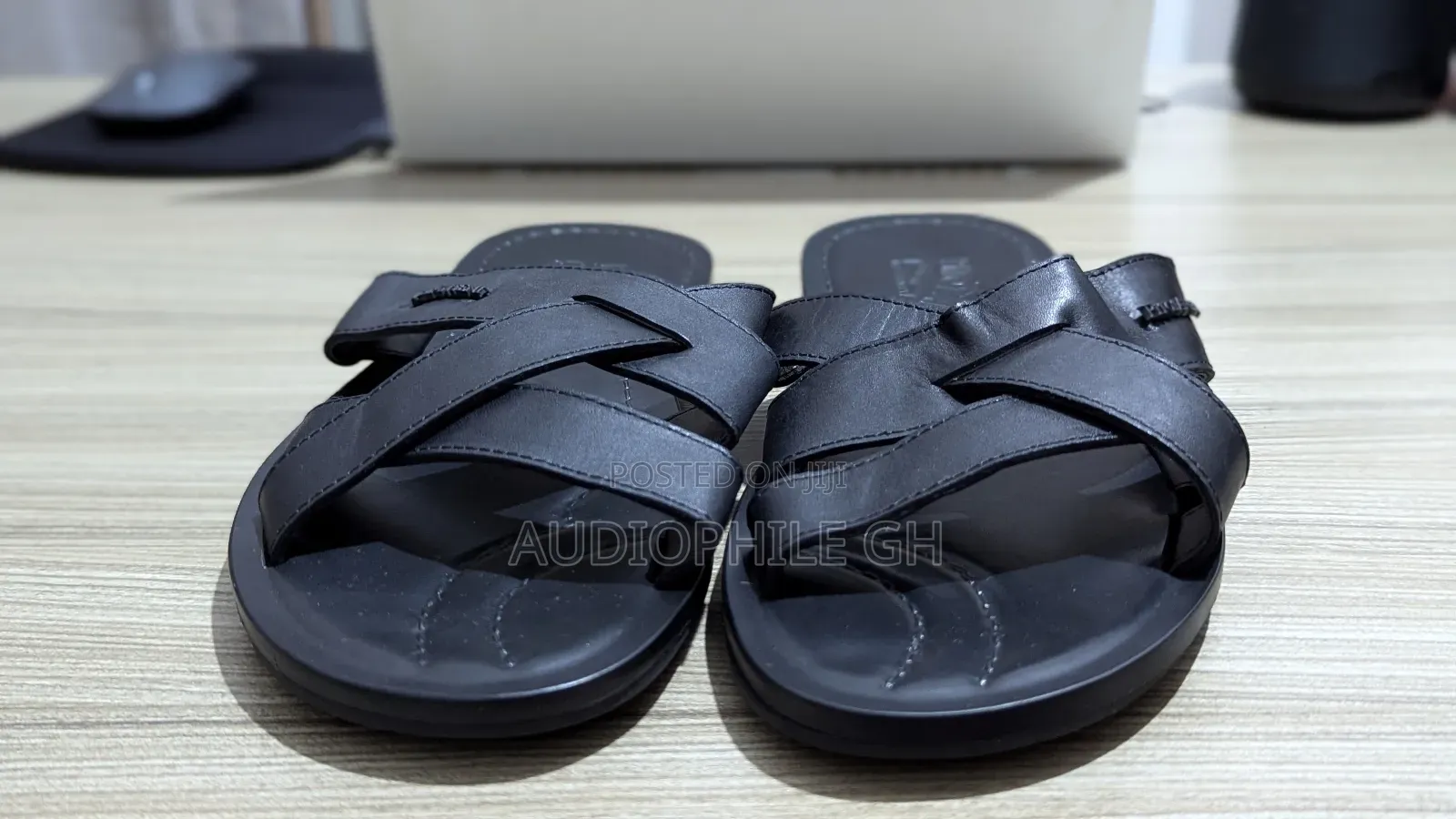 Pitot Anteni Men's Leather Slippers
