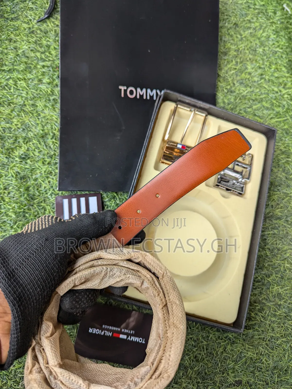 Tommy Hilfiger 3 in 1 Belt, (Dual Side)