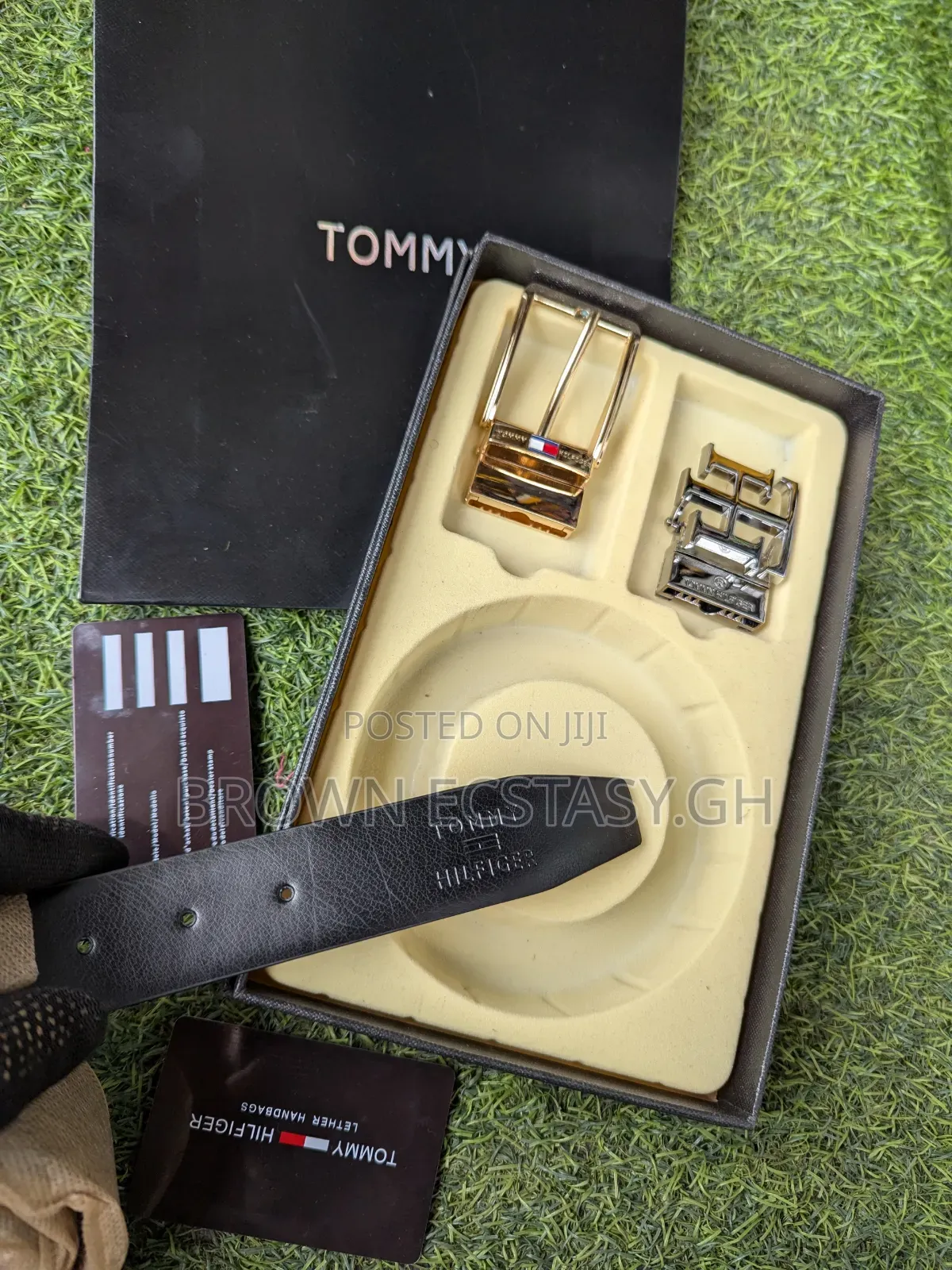 Tommy Hilfiger 3 in 1 Belt, (Dual Side)
