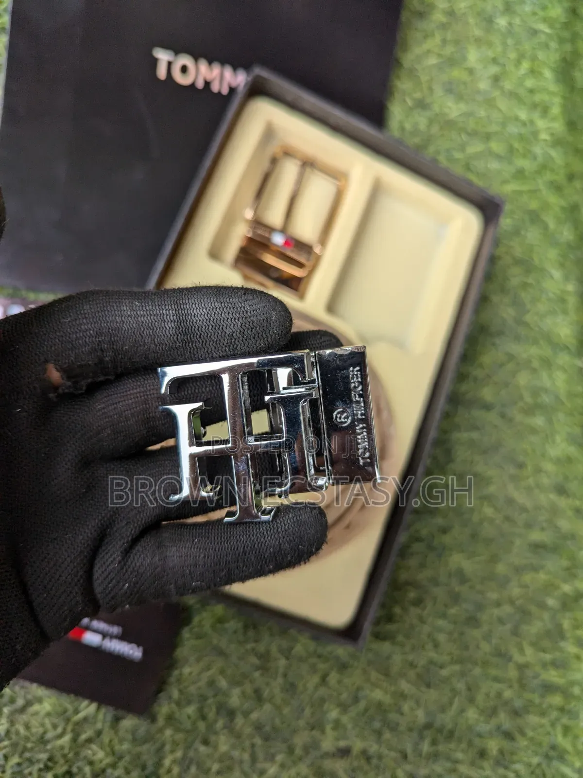 Tommy Hilfiger 3 in 1 Belt, (Dual Side)