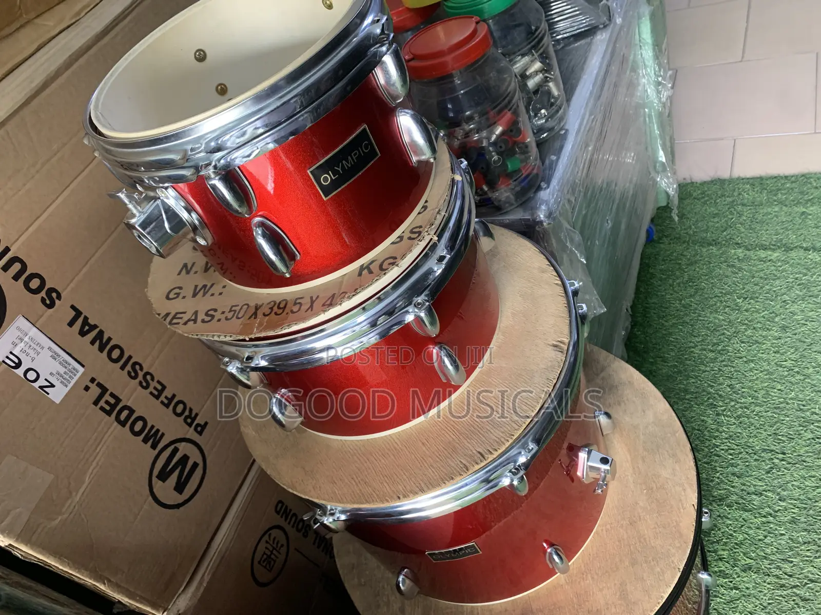 Olympic 5-pieces Drum Set With Cymbals