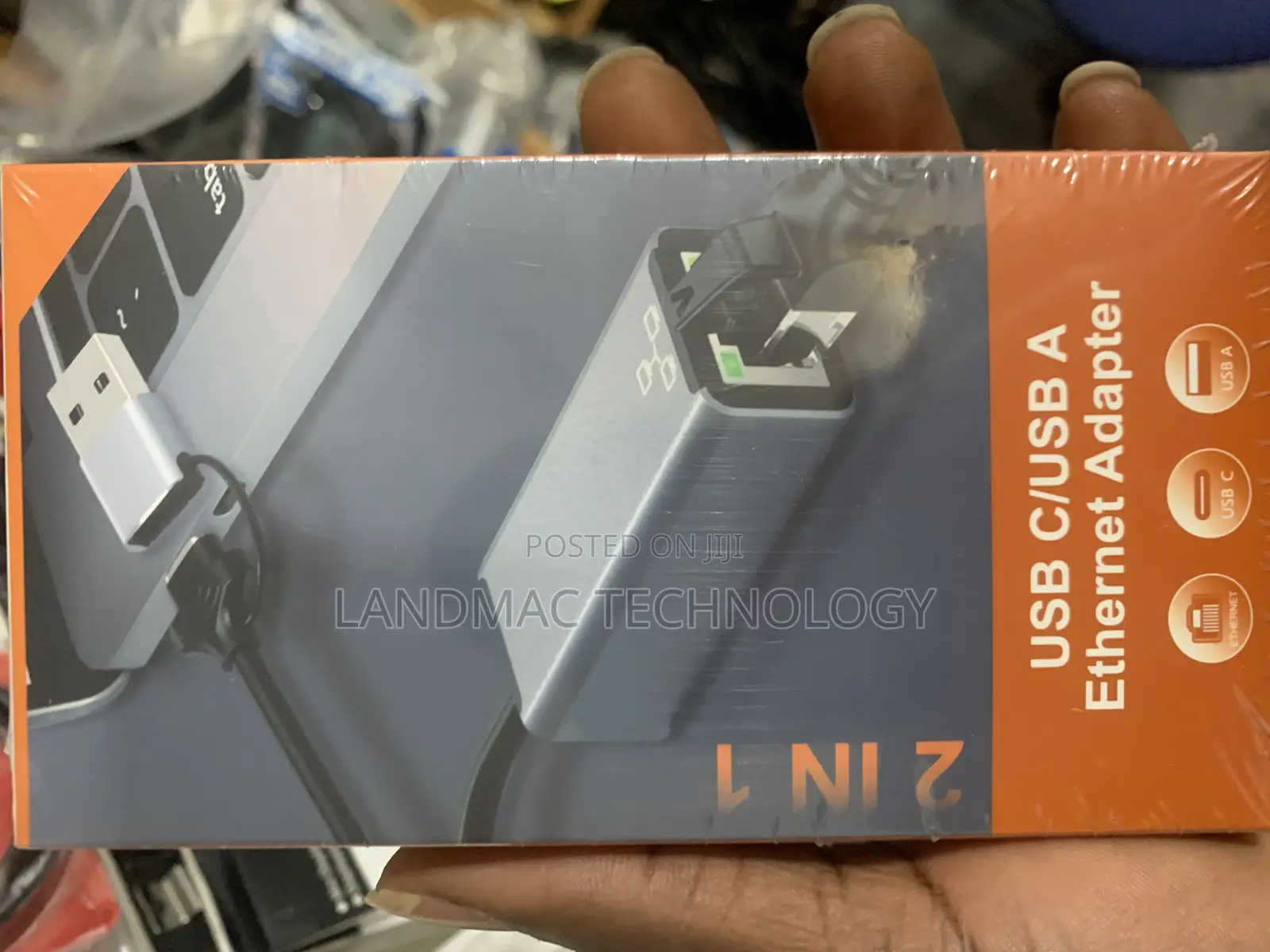 USB C to Ethernet Adapter, Driver Free RJ45 to USB C, 1000mb