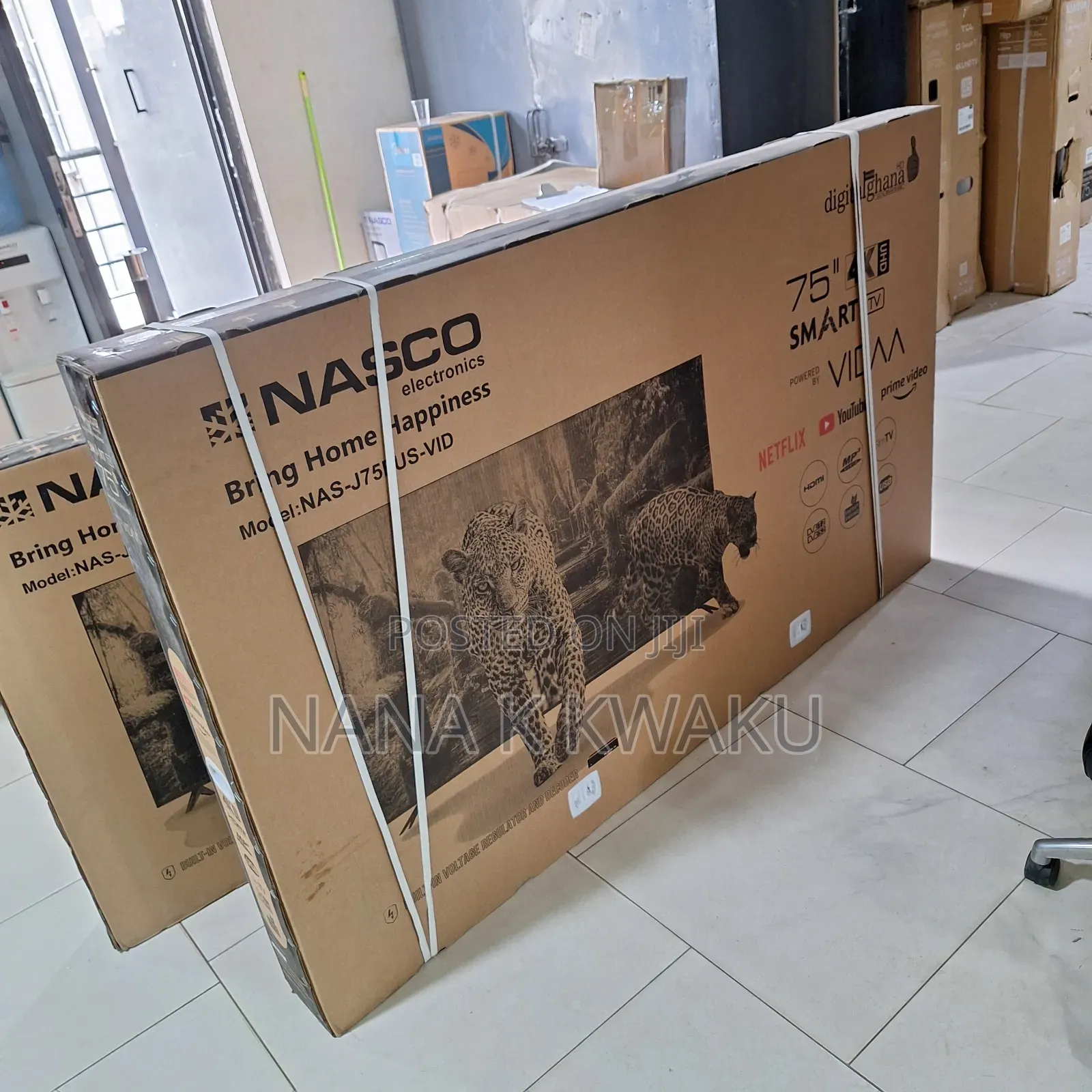 Two Sdand Nasco 75inches Smart Uhd Digital TV