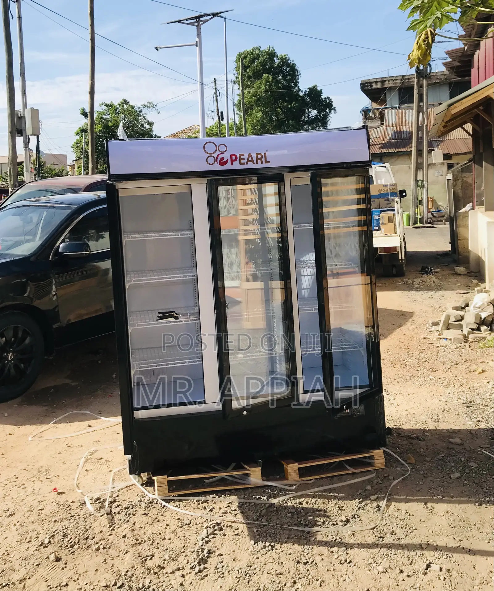 Extremely Chilling Pearl PVC 150 3 Doors Electric Fridge.