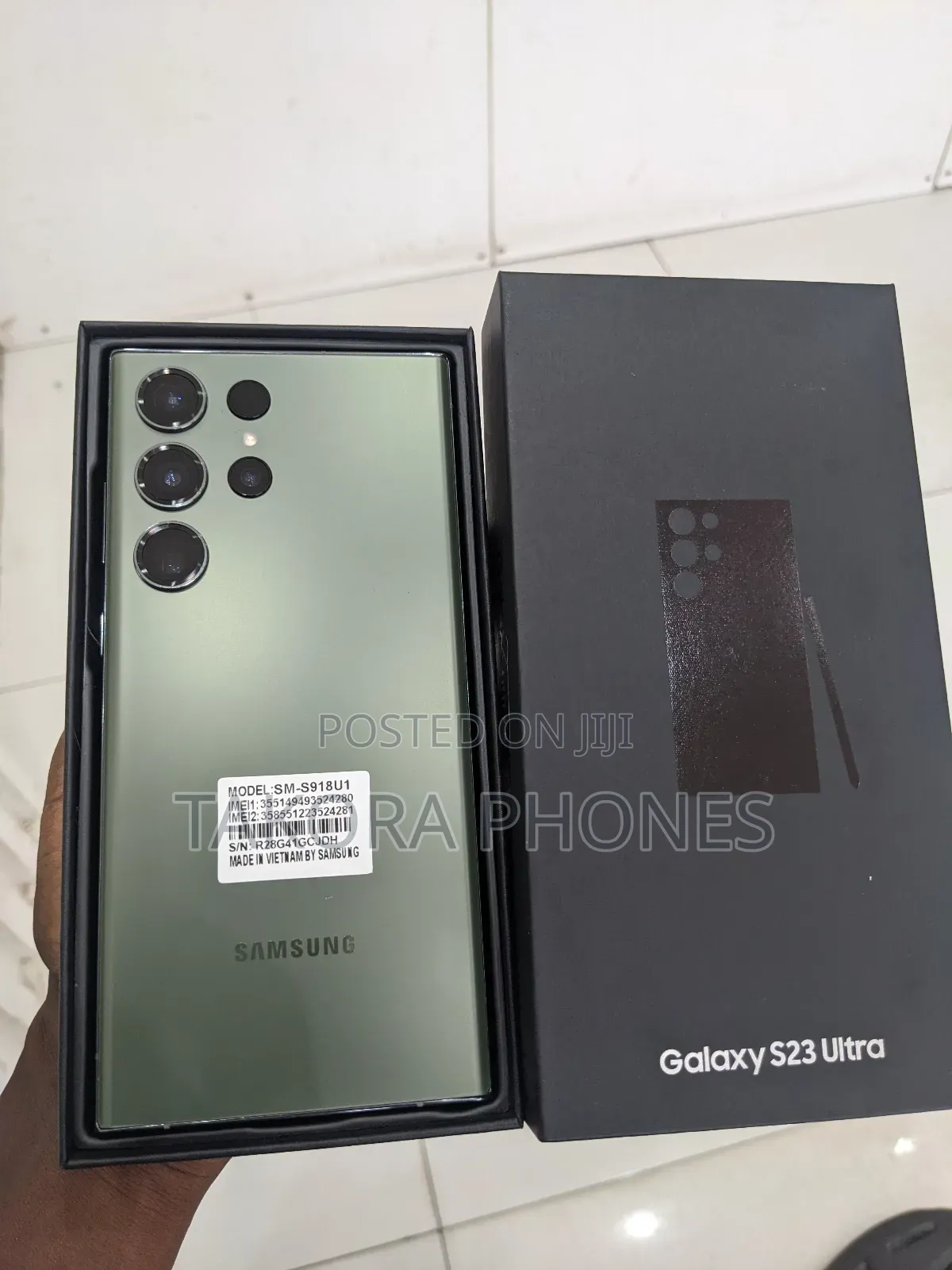 New Samsung Galaxy S23 Ultra 256 GB Green