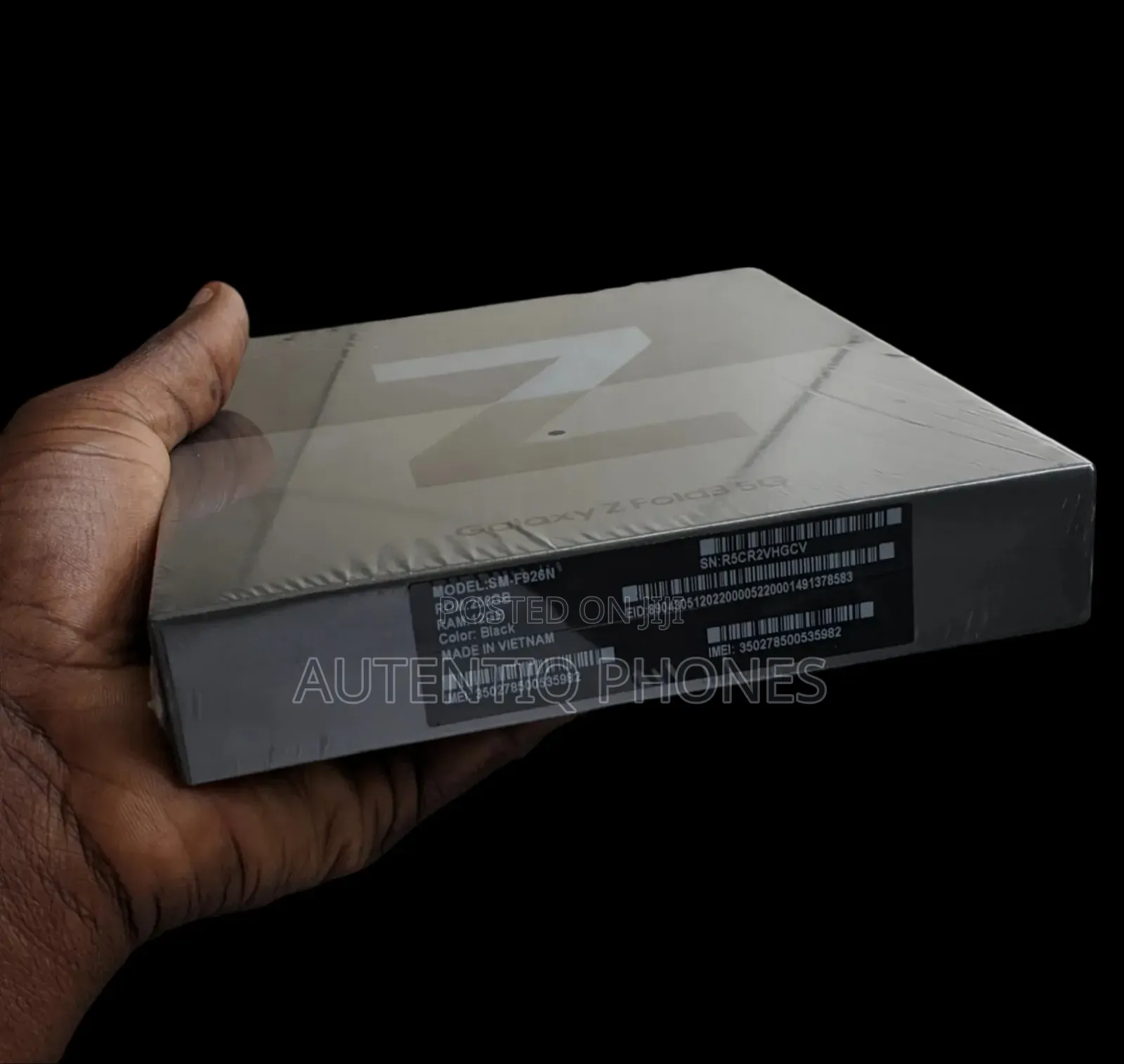 New Samsung Galaxy Z Fold3 5G 256 GB Black