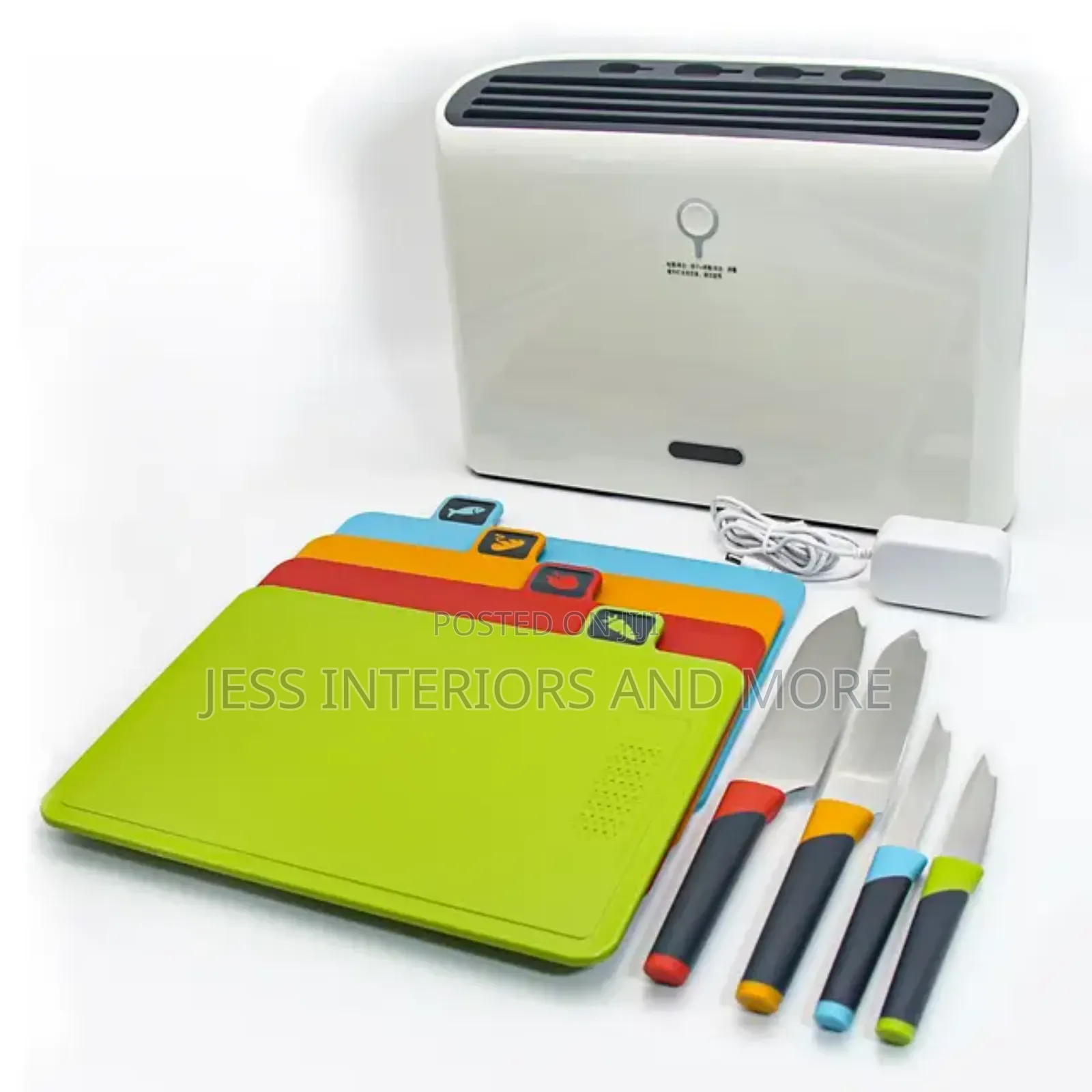 Smart Cutting Board and Knife Set