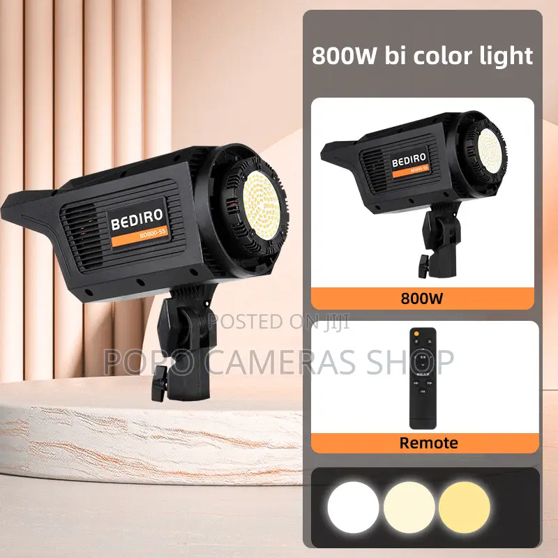 Bediro 800W Bi-Color Light + 65cm Softball Only