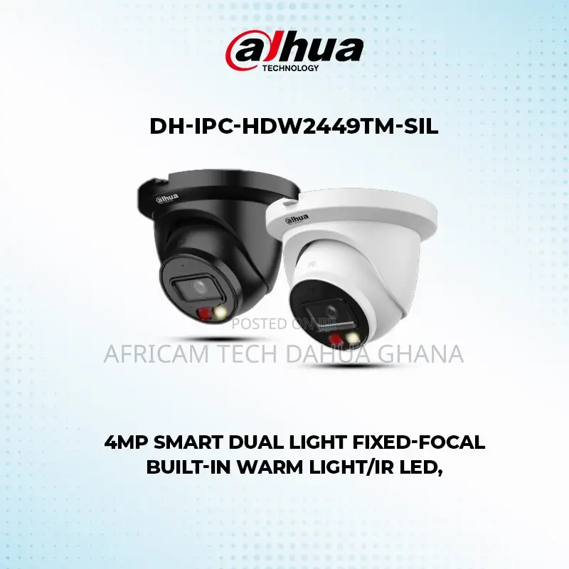 Dahua Network Camera Ip 4mp Dome Indoor Audio Dual Light