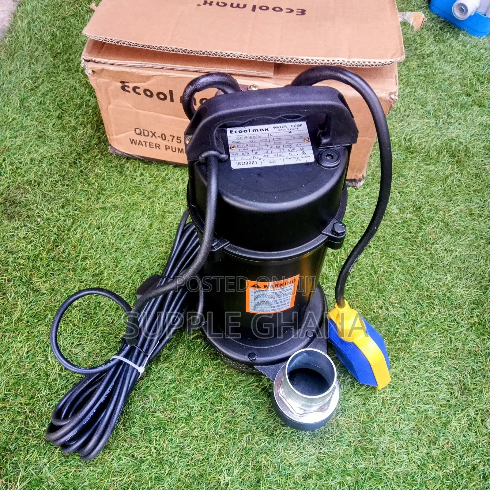 Submersible Pumps 1.0hp Ecoolmax QDX_0.75 Water Pump Proper