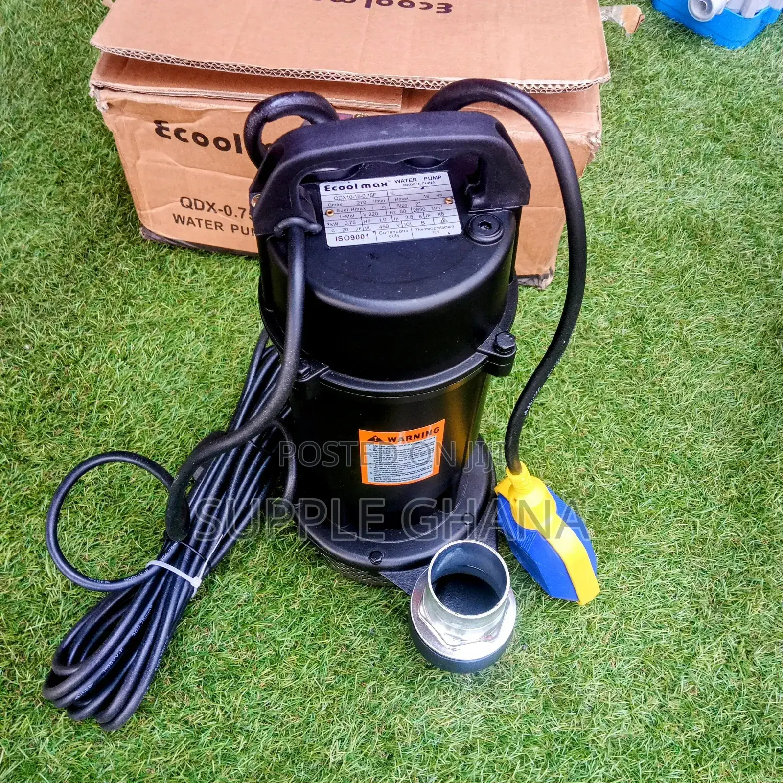1.0hp Submersible Pumps Ecoolmax QDX _0.75 Water Pump Best
