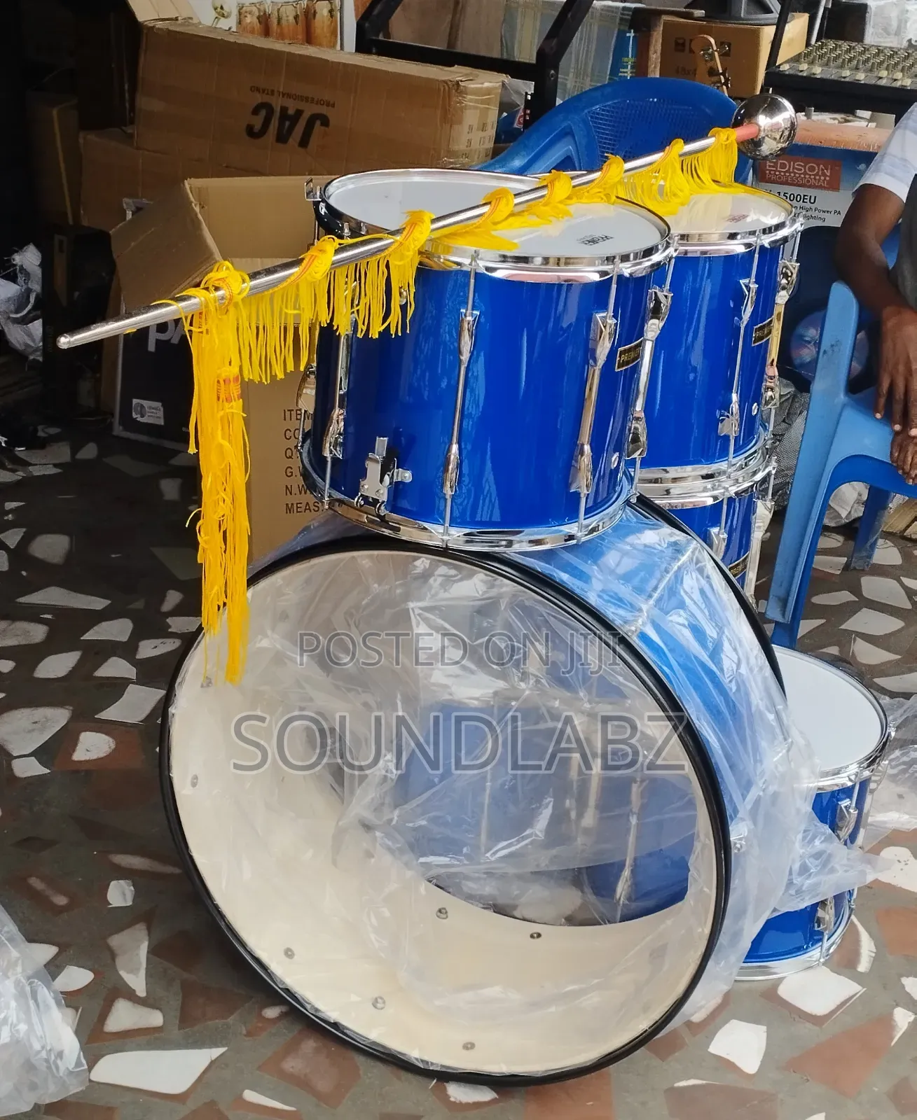 6set Parade Drums (Premier) - Blue