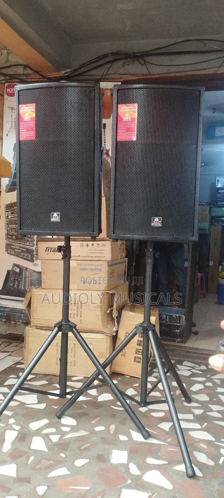 Jac Half Range Speakers 1pair With Stand