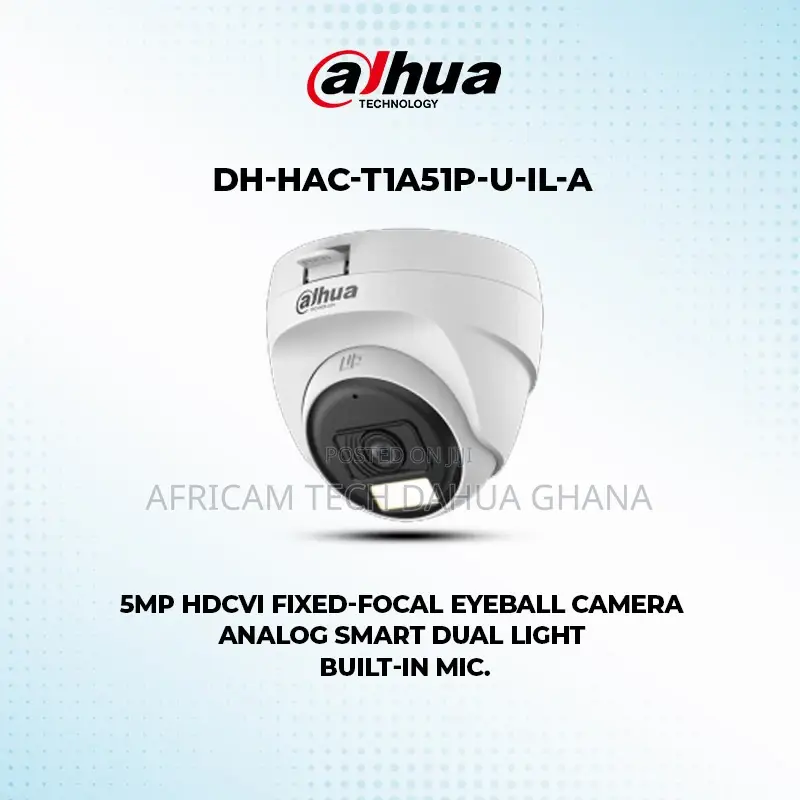 Dahua Camera Analog 5mp Audio CCTV Indoor Smart Light App