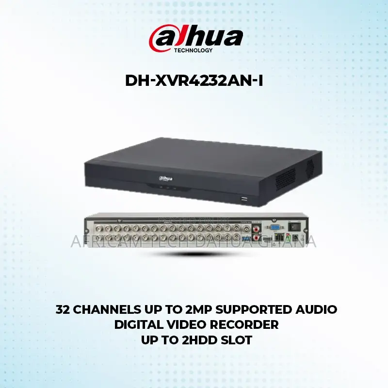 Dahua 32 Channels 2mp DVR Audio 2hdd Analog Recorder CCTV Ip