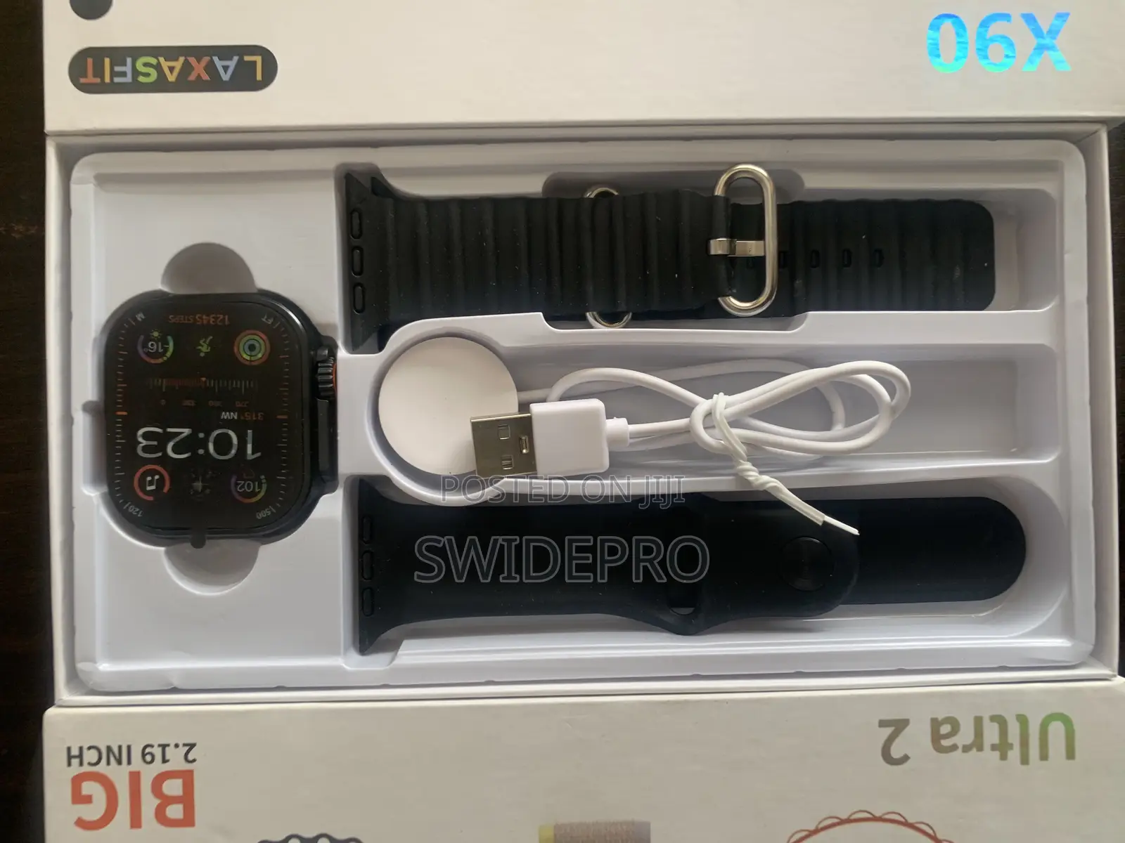X90 Ultra 2 Smart Watch + Charger + Extra Straps
