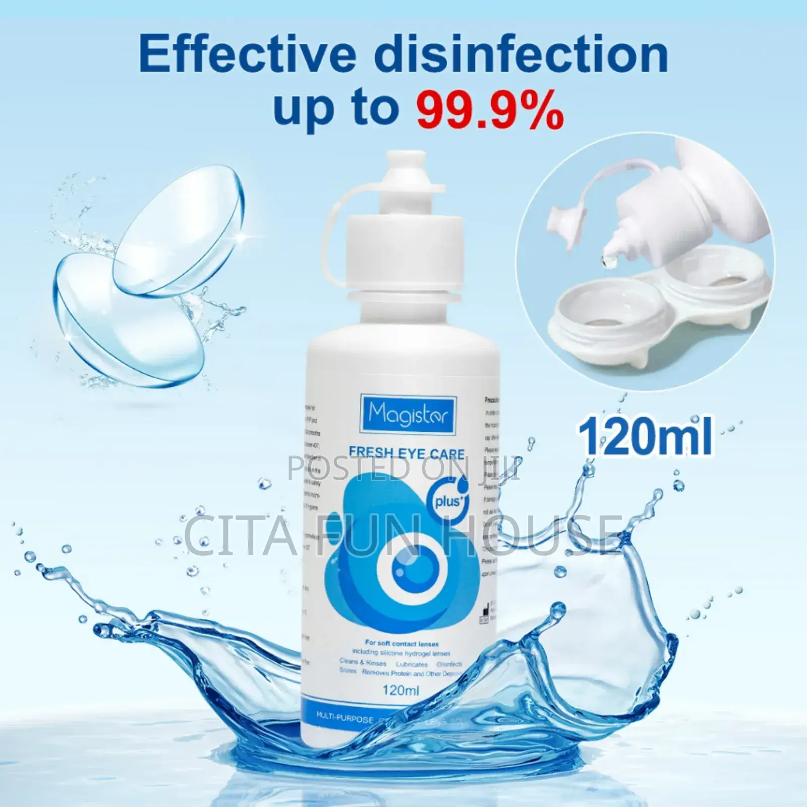 Multi-purpose Eye Contact Lens Solution 120ml