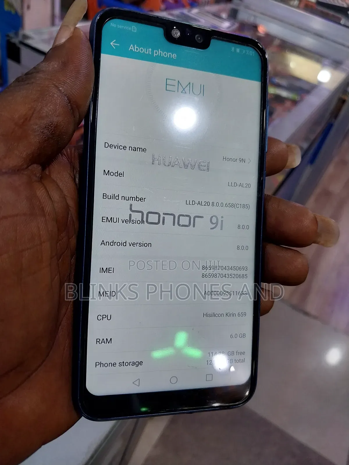 Huawei Honor 9i 64 GB Blue