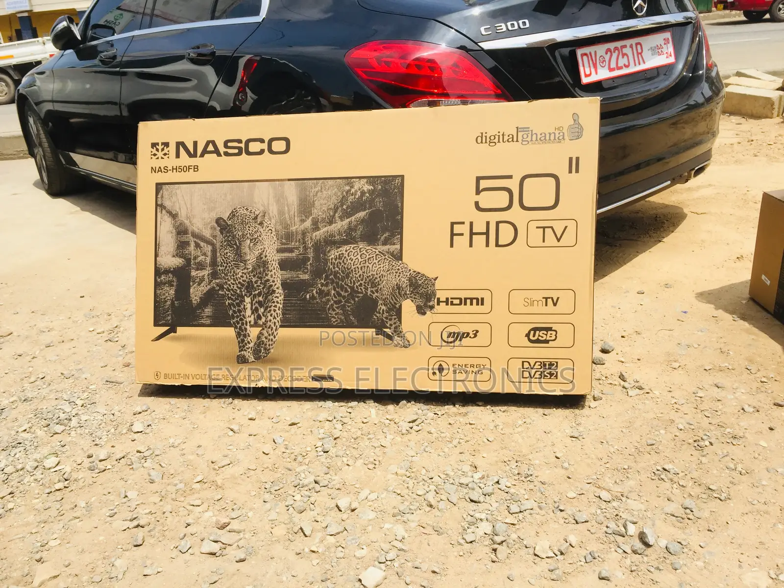Slim Sleek FHD Satellite Screen Images Nasco 50”