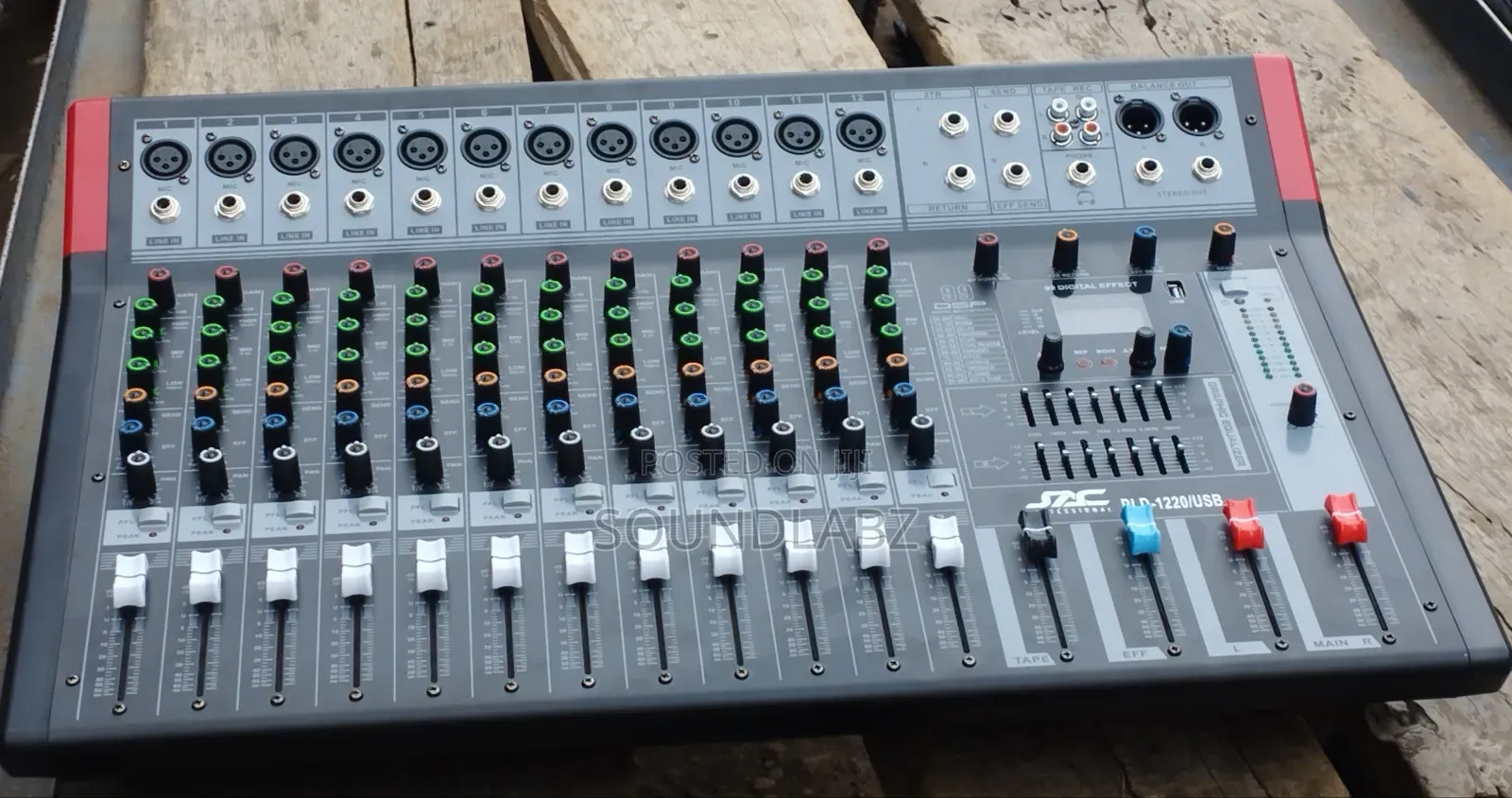 JAC 16-Channel Powered Mixer With Bluetooth