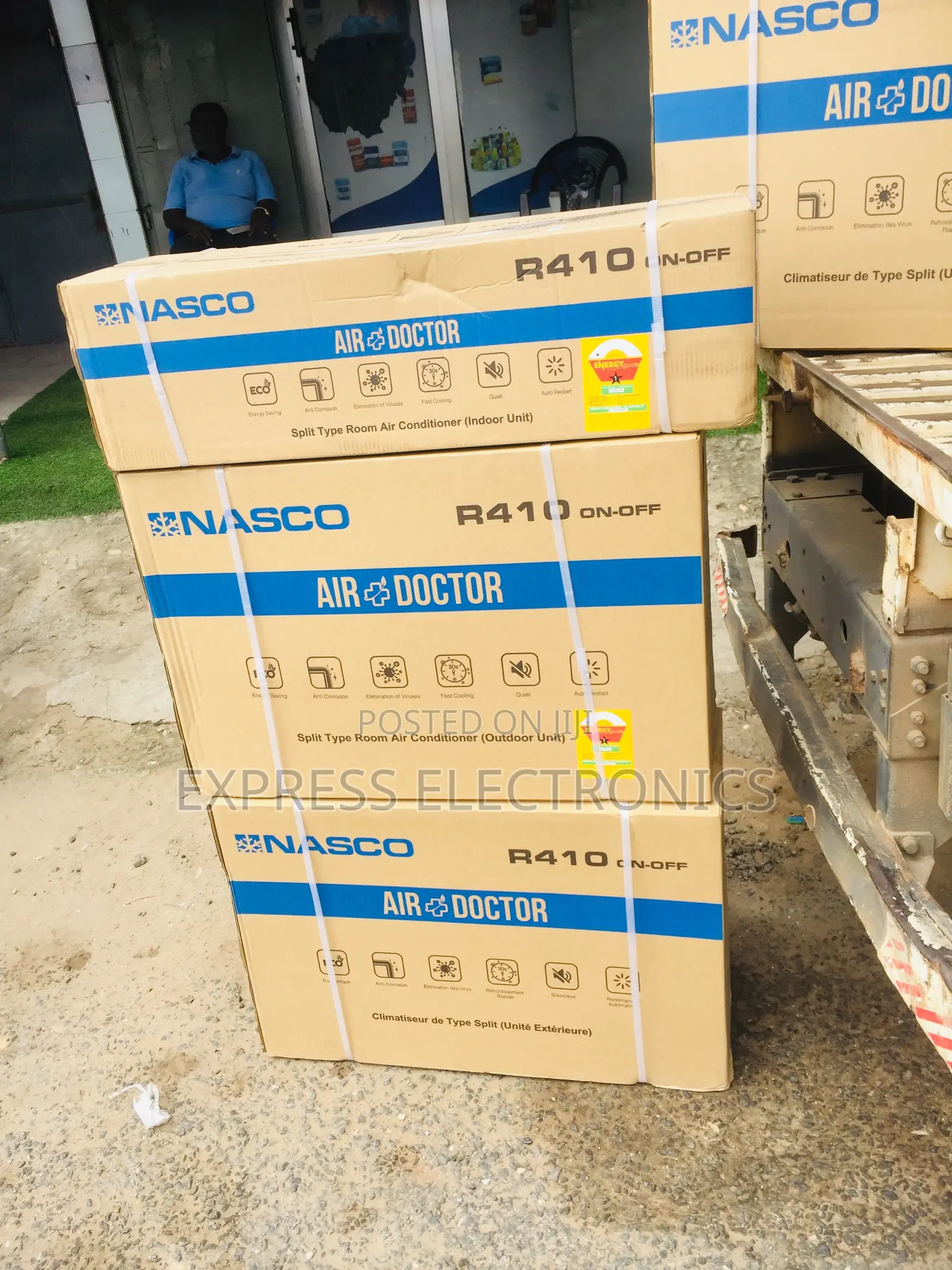 2.0hp Split R410 Gas Nasco White Air Conditioner Air Doctor
