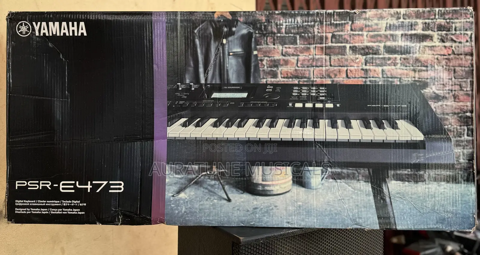 Yamaha PSR-E473 61-Key Portable Keyboard.