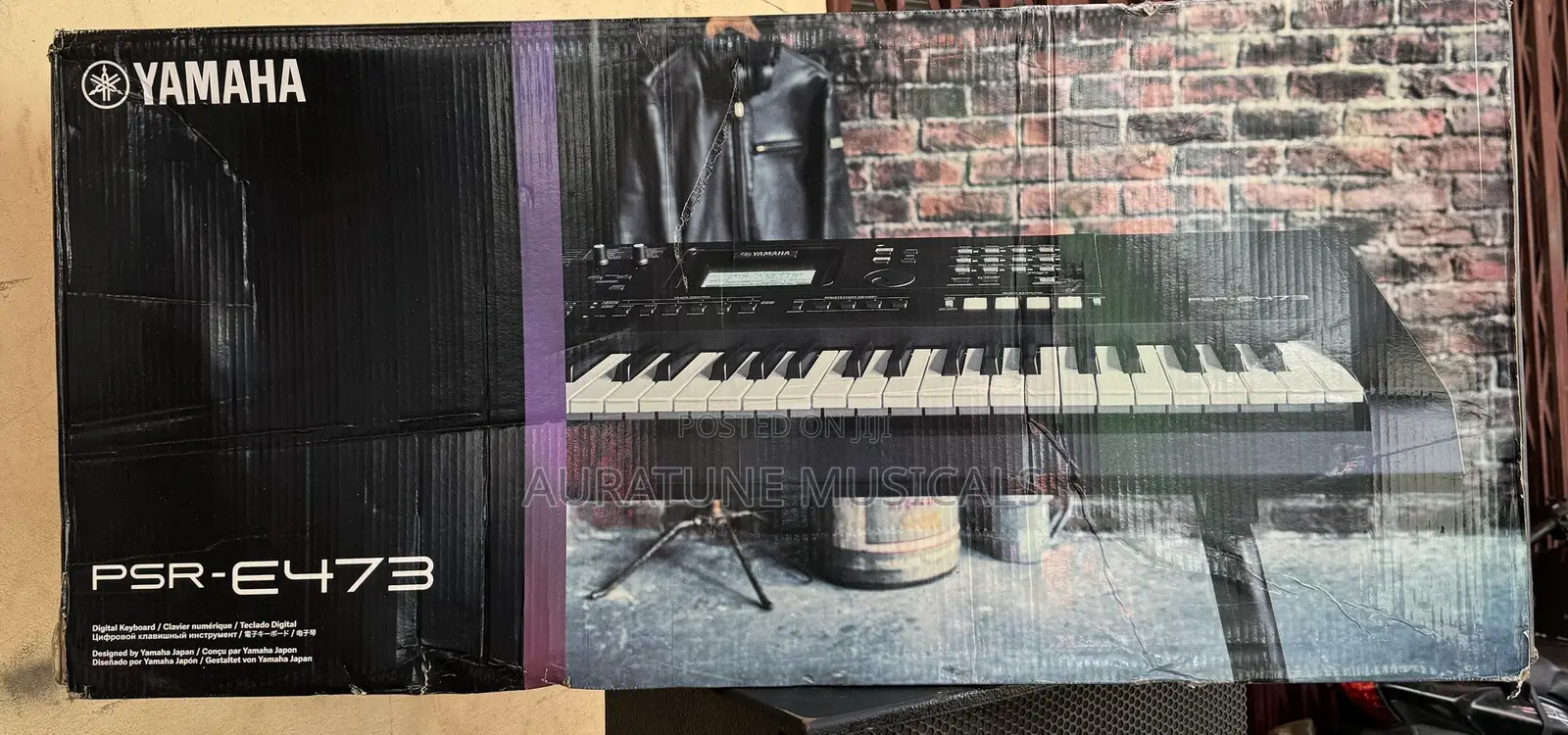 Yamaha PSR-E473 61-Key Portable Keyboard.