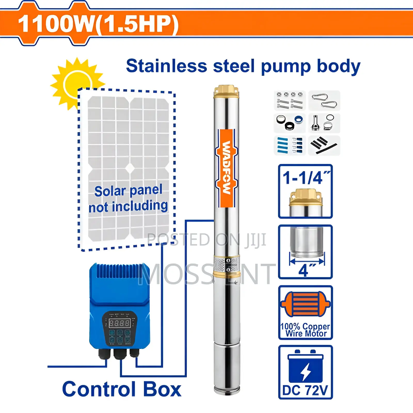 Solar Deep Well Pump - Wwpddc04