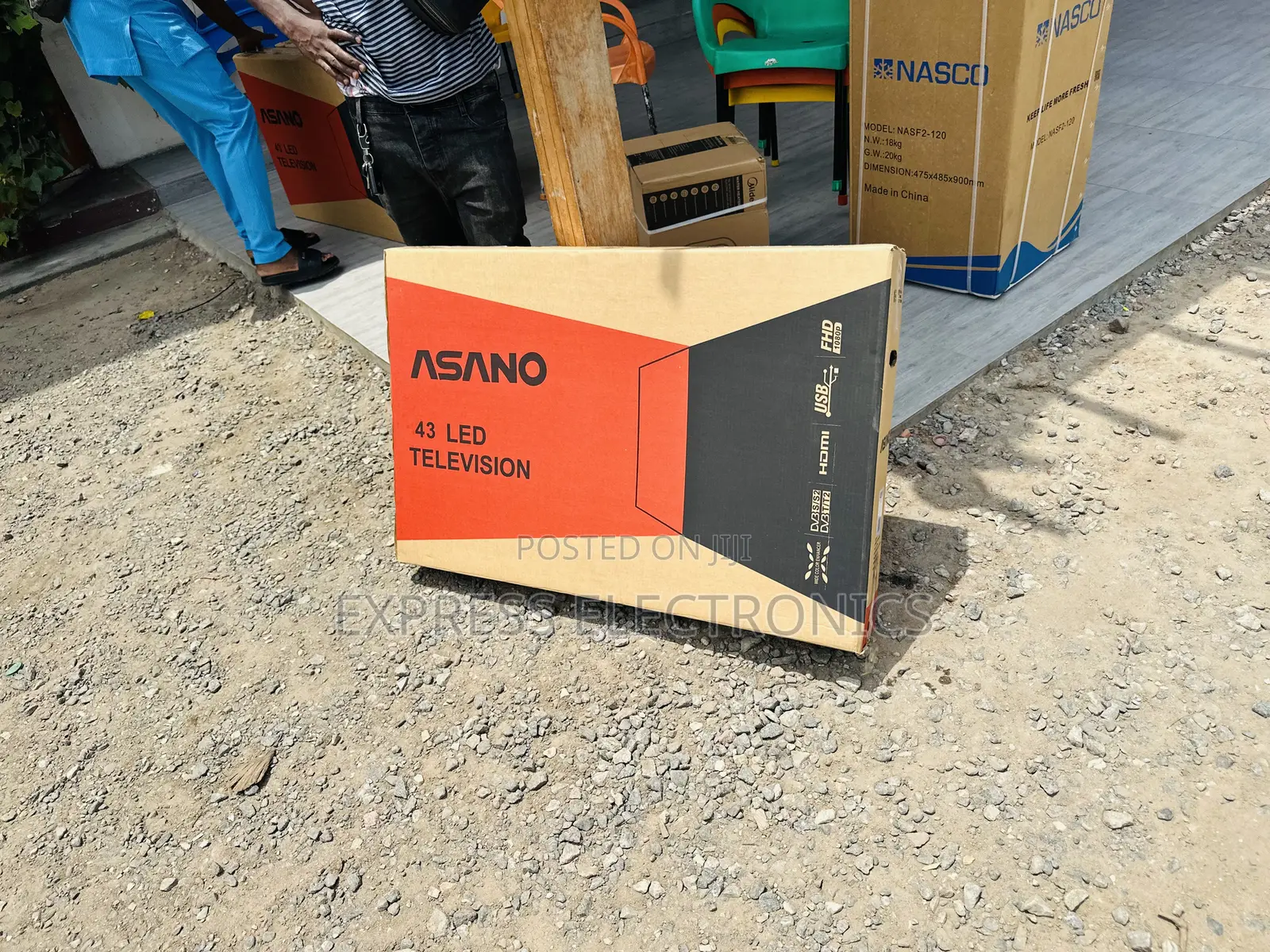 Clear and Quality Display Sound Television 43”Smart Asano