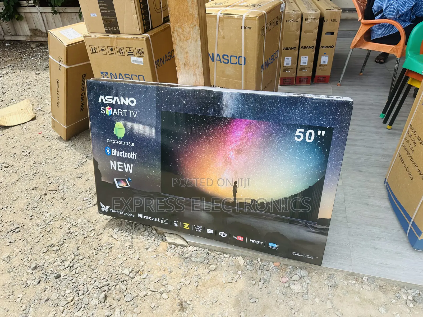 Asano Best Sale Television UHD Smart 50”.