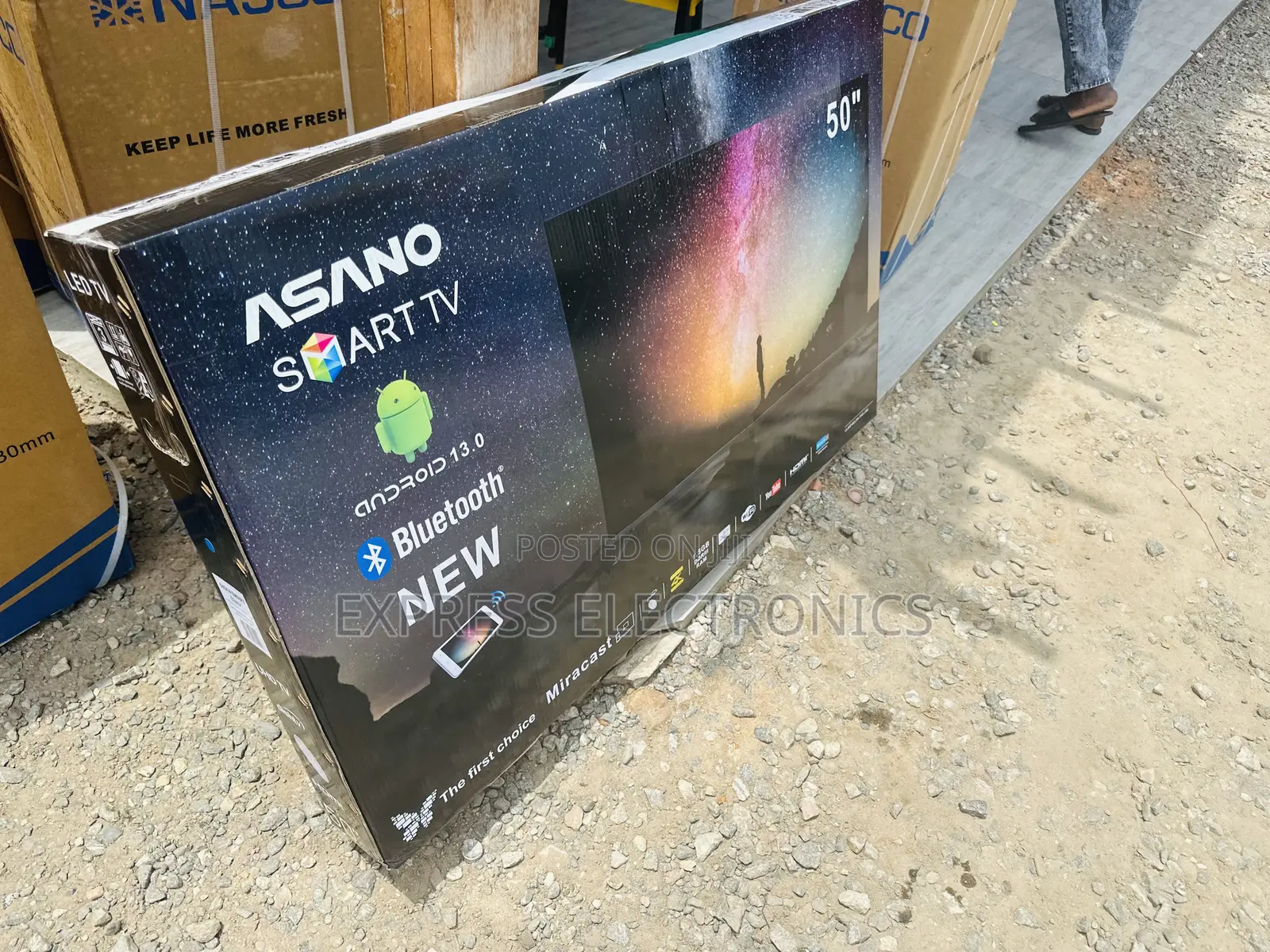 Asano Best Sale Television UHD Smart 50”.