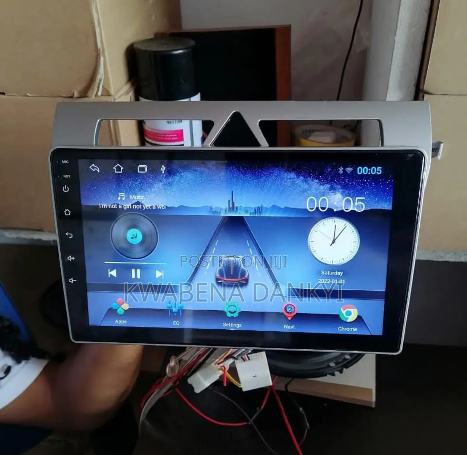 Kia Morning Android System Screen Play