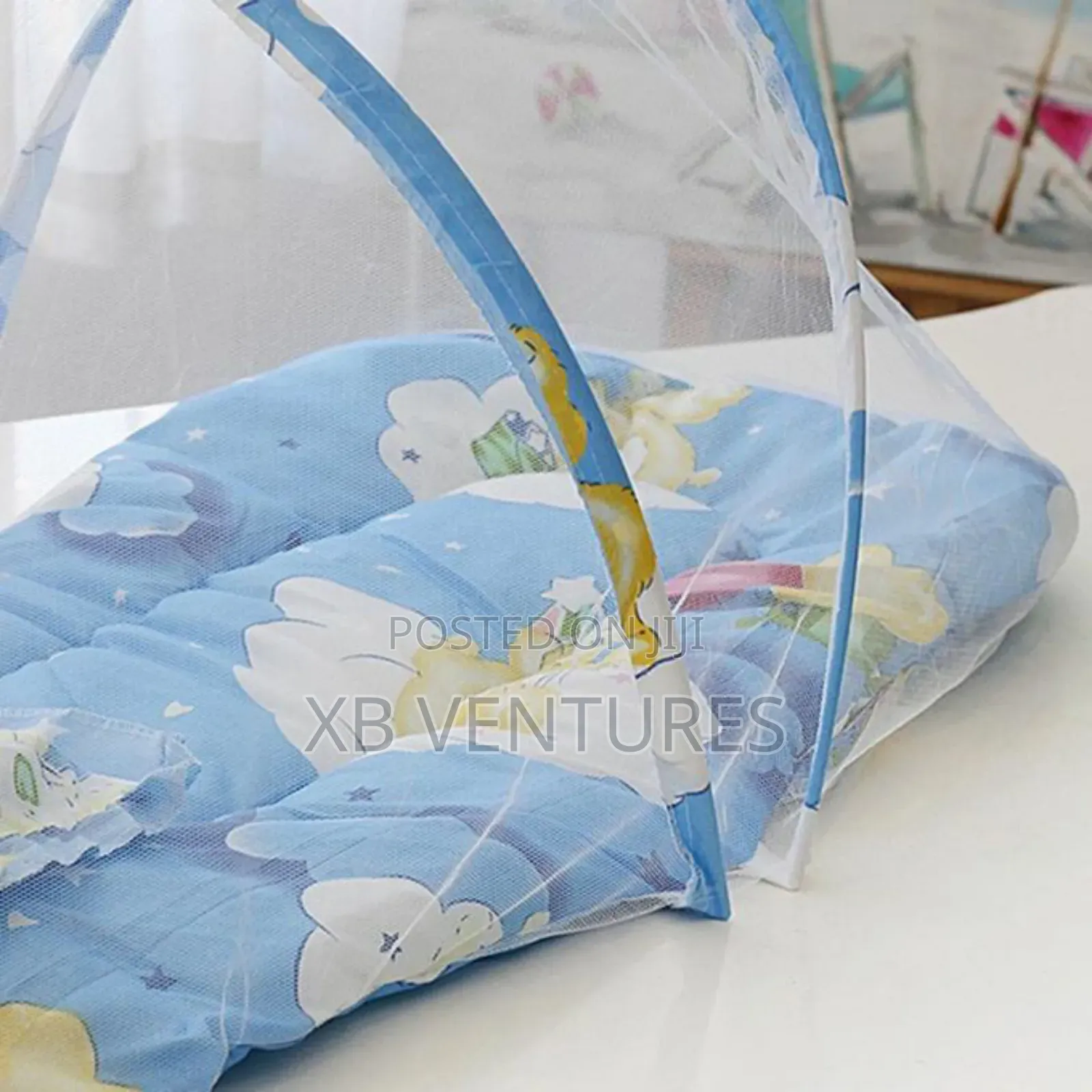 Foldable Baby Bed With Mosquito Net + Pillow Cushion, Travel