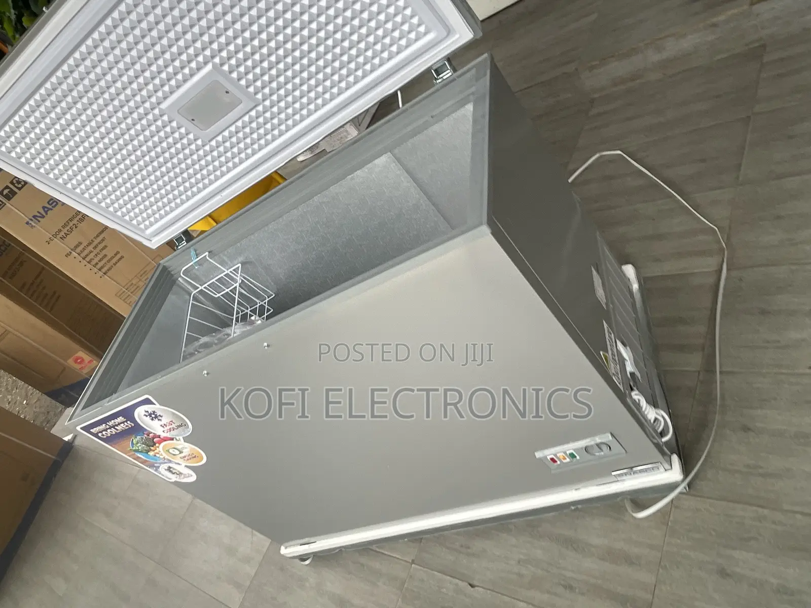 Easy Cleaning Interior Nasco 316L Chest Freezer-[Nas-425fl]