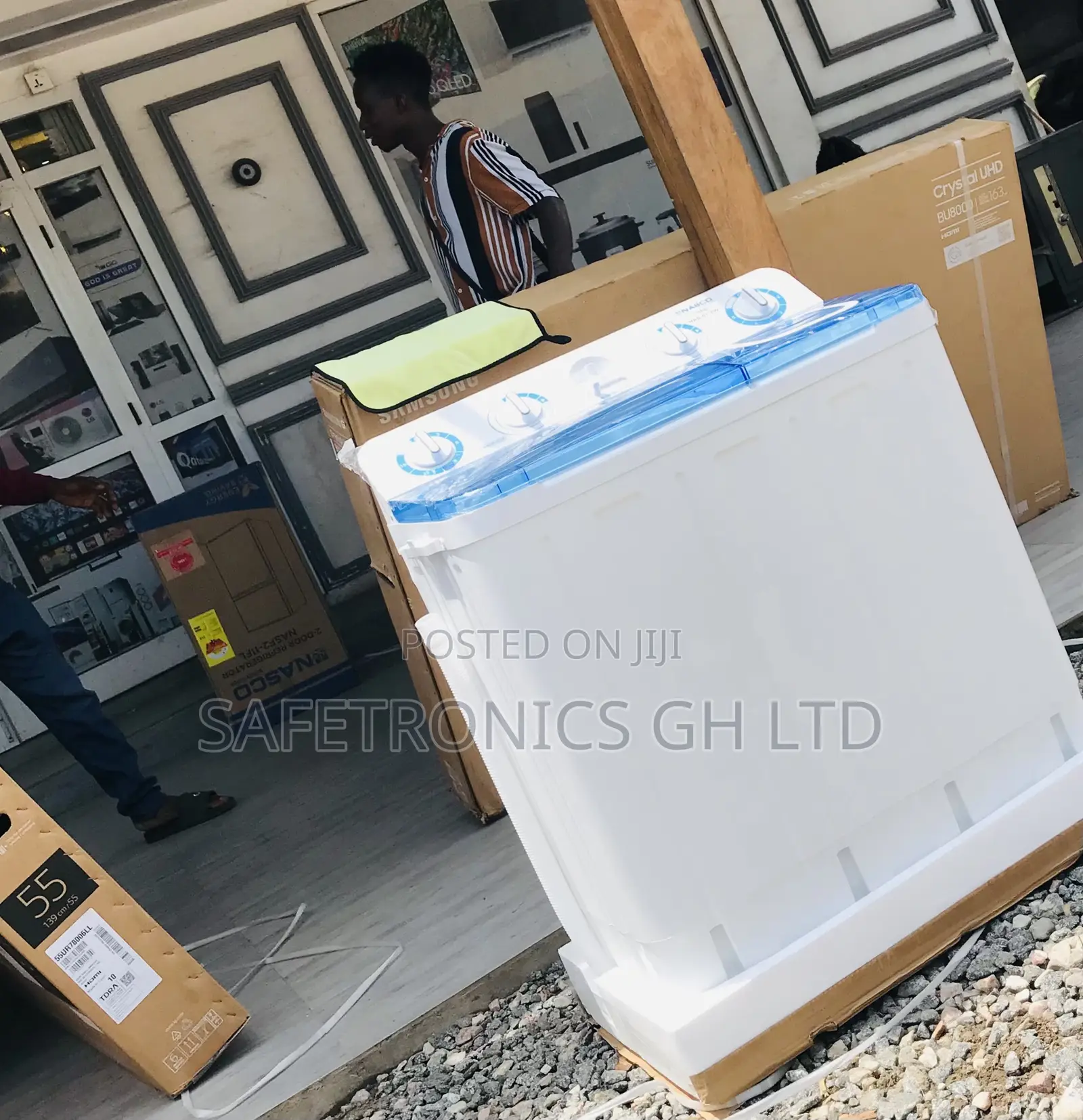 Twintub Nasco  Topload Semi Automatic 8kg Washer 