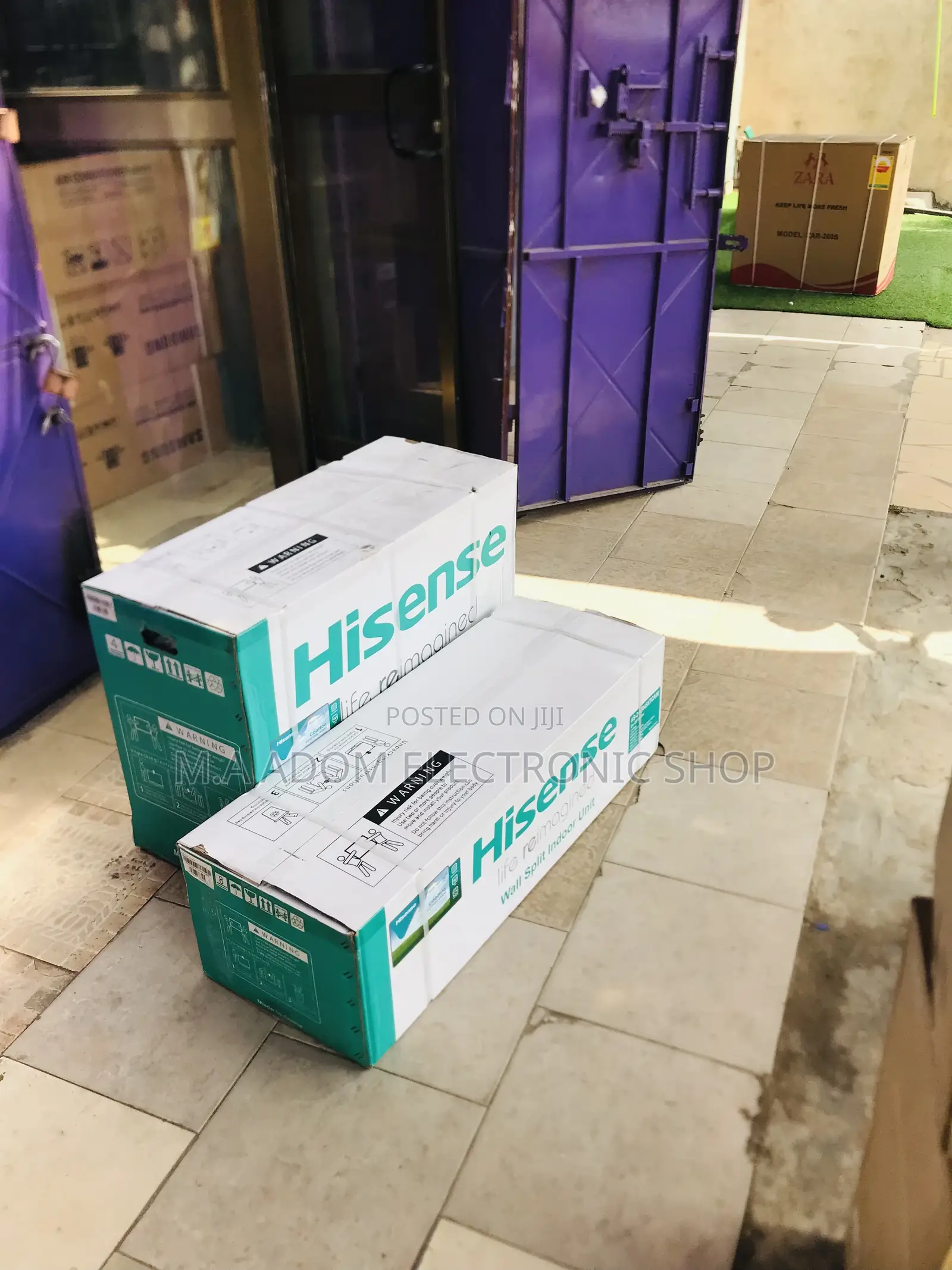 Extremely Chilling Hisence 1.5hp Non Inverter Ac(White)R410.