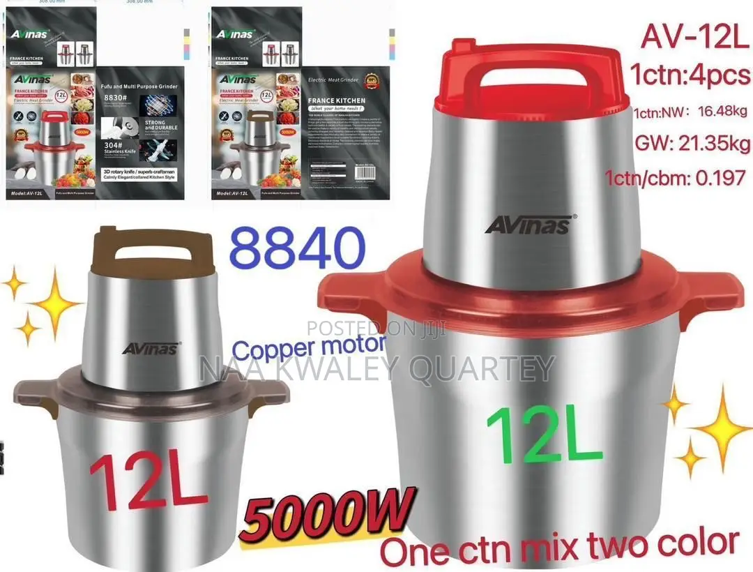 12 Litres Avinas Fufu Machine