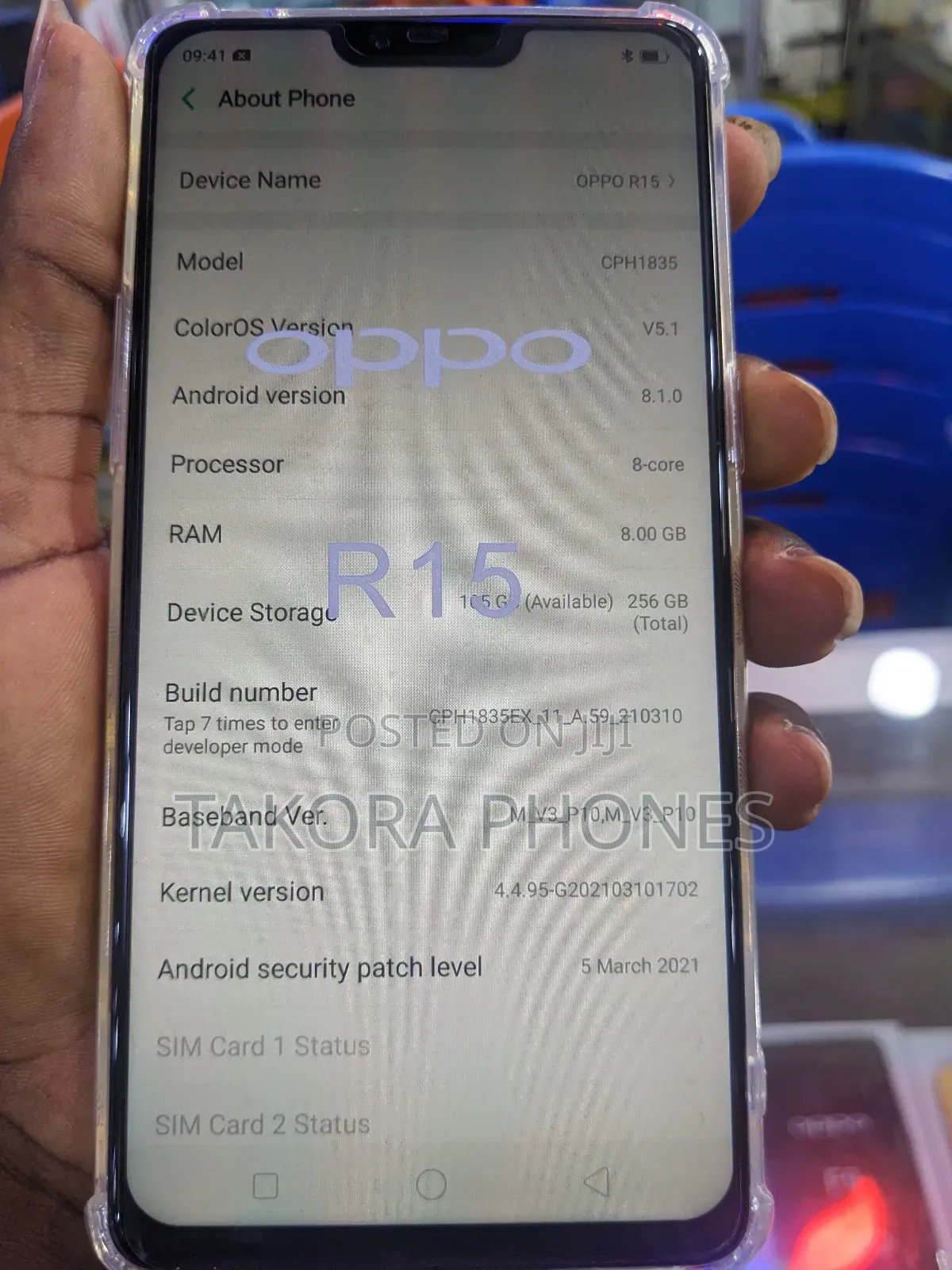 Oppo R15 256 GB Black
