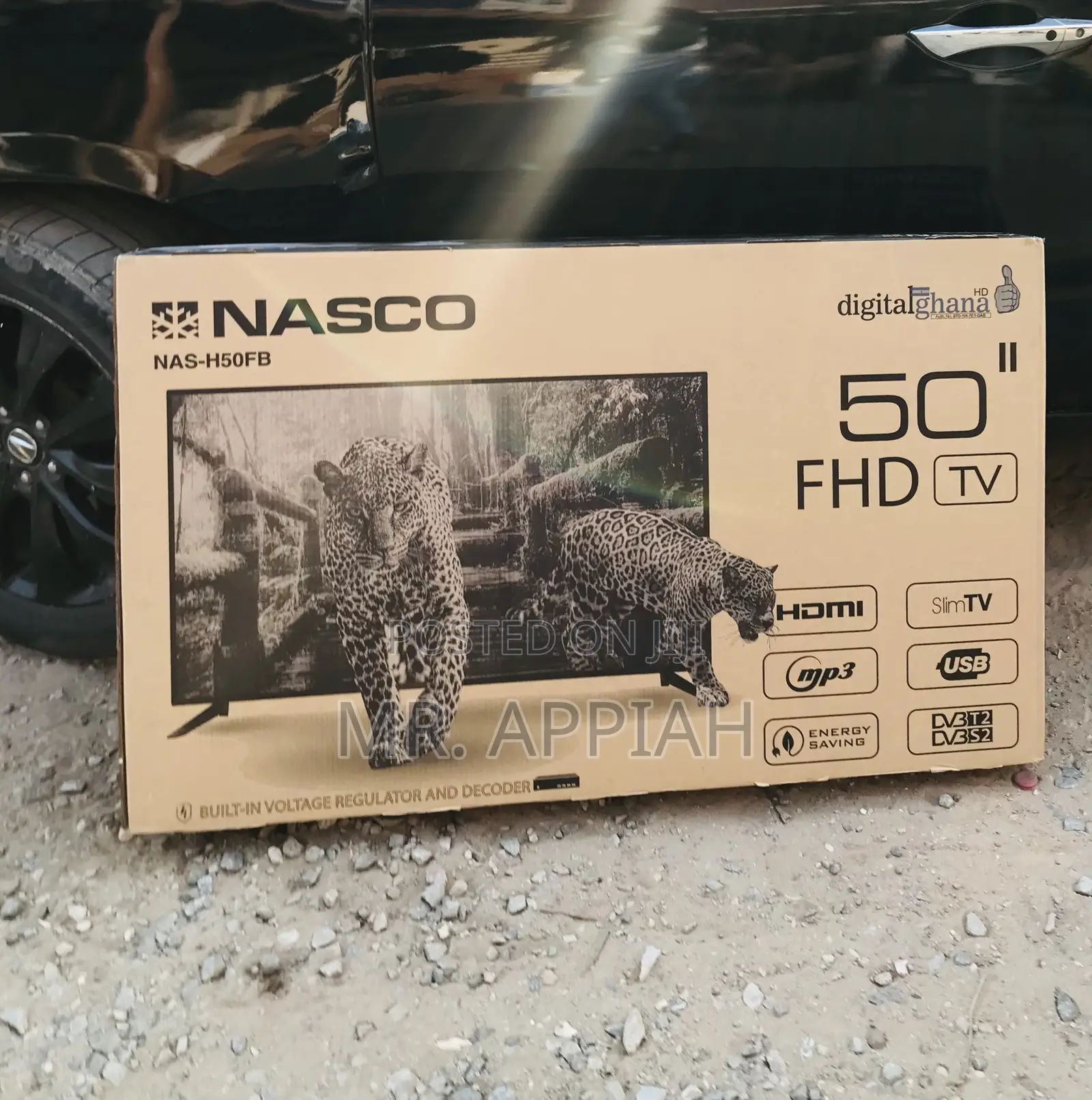 Buy Reliable Nasco 50” FHD Satellite Electric Television.