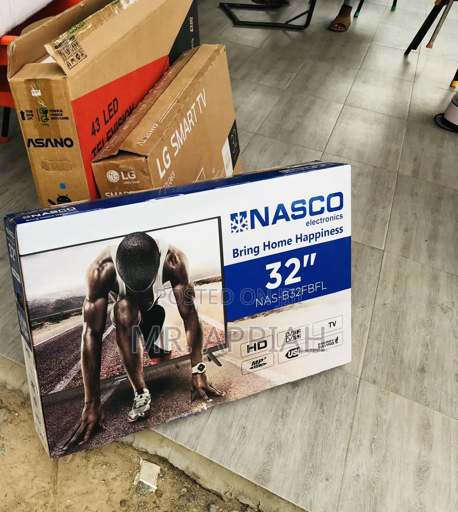 Check Out Original Nasco 32” Full HD Satellite Electric Tv.